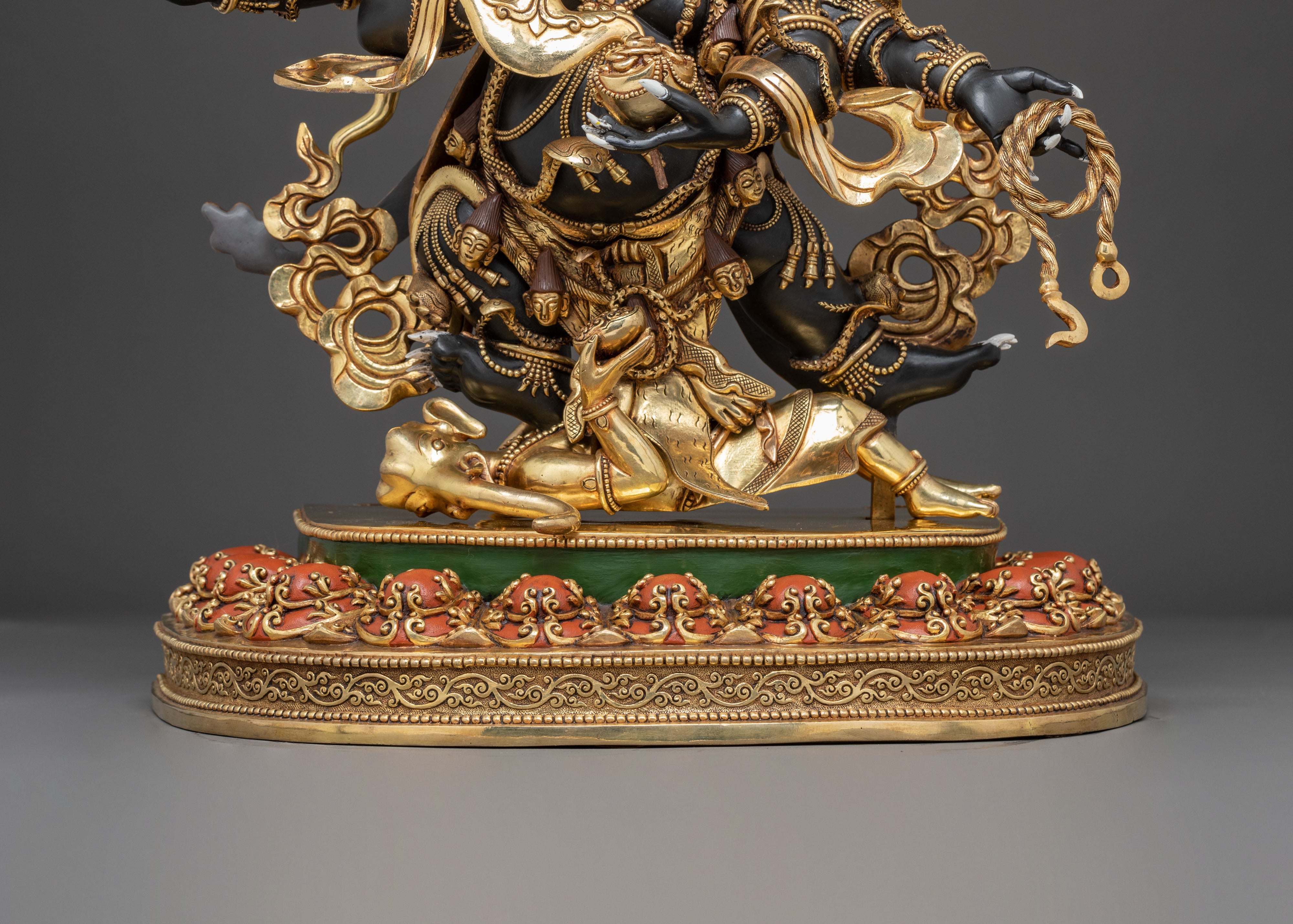 Handmade Magnificent Statue of Six-Armed Mahakala