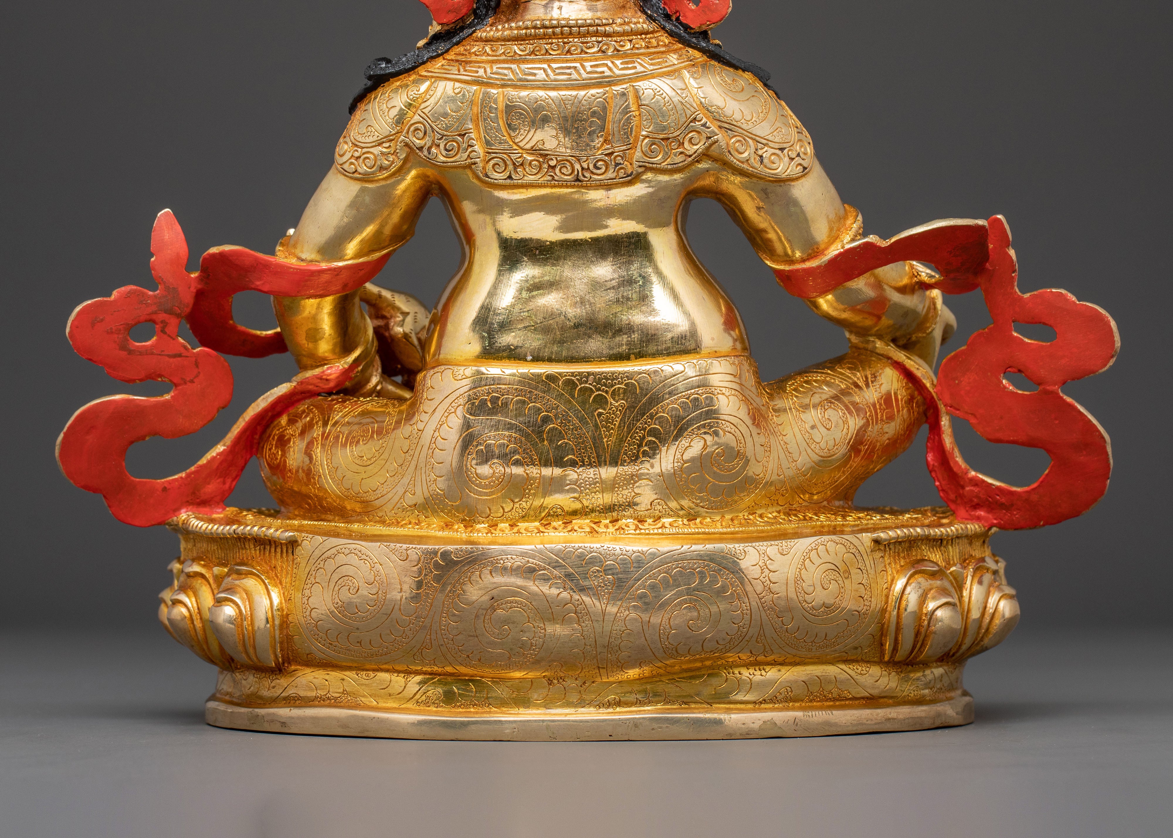 Dzambhala Golden Statue |  Divine Prosperity and Wealth Blessing