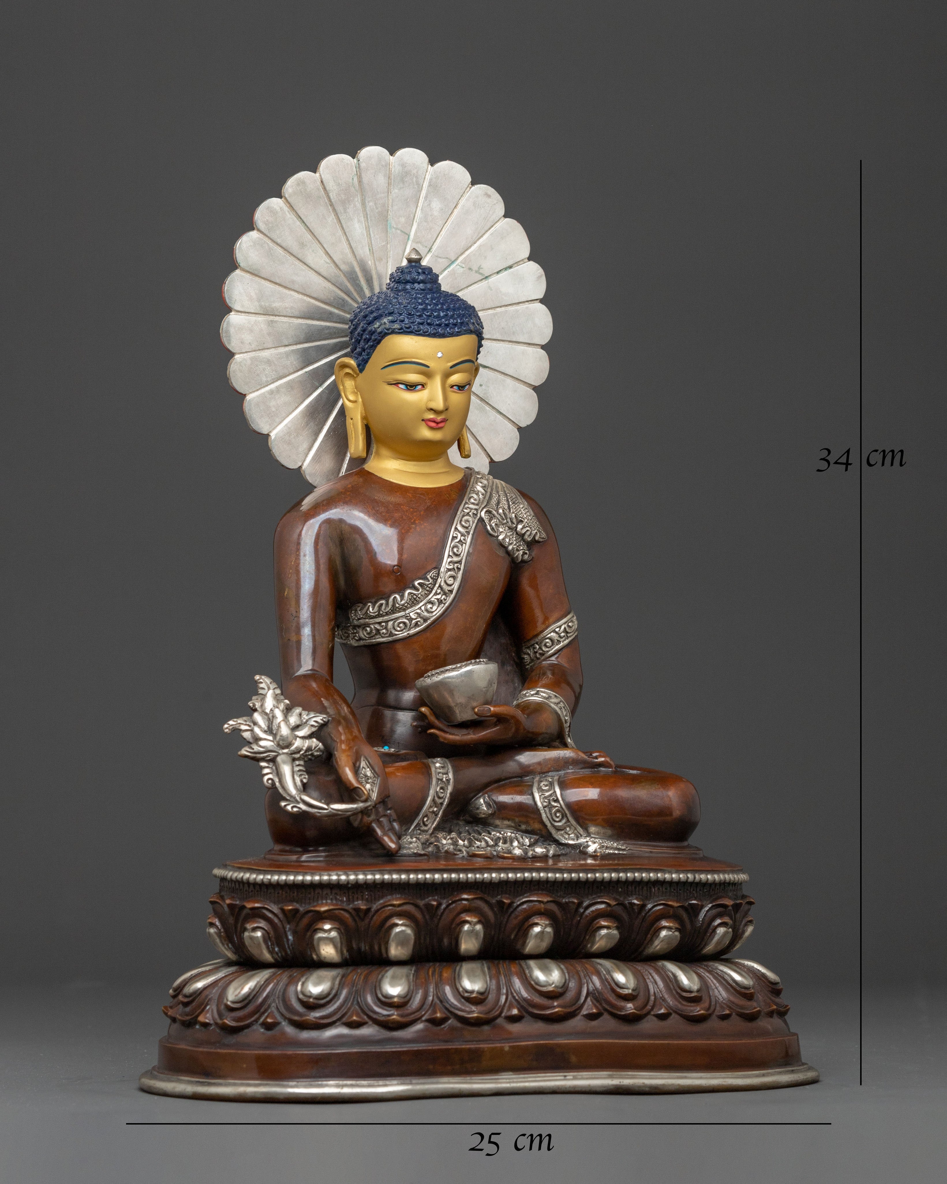Medicine Buddha Statue | Handcrafted Healing Figurine