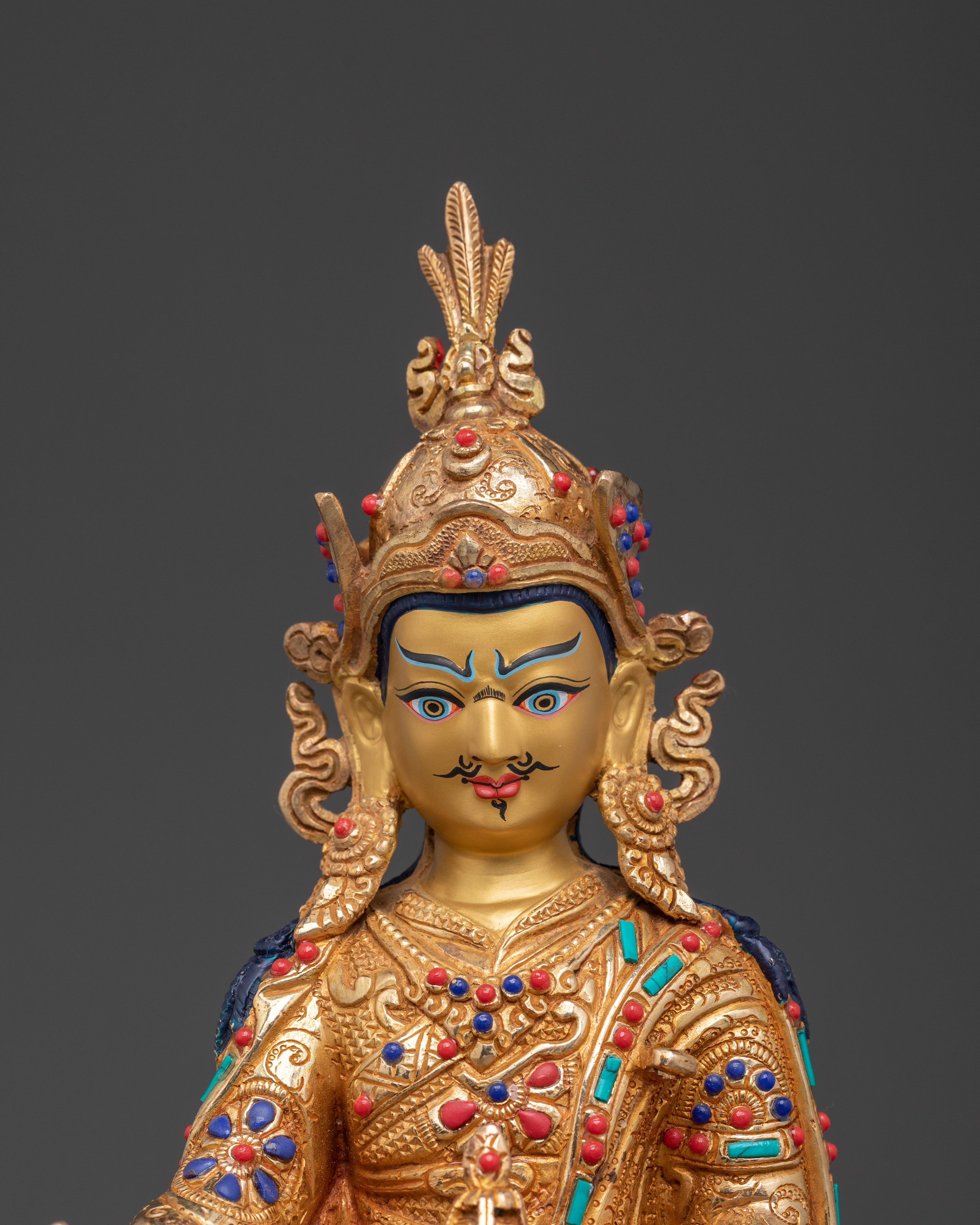Guru Rinpoche Golden Statue | Spiritual Guidance