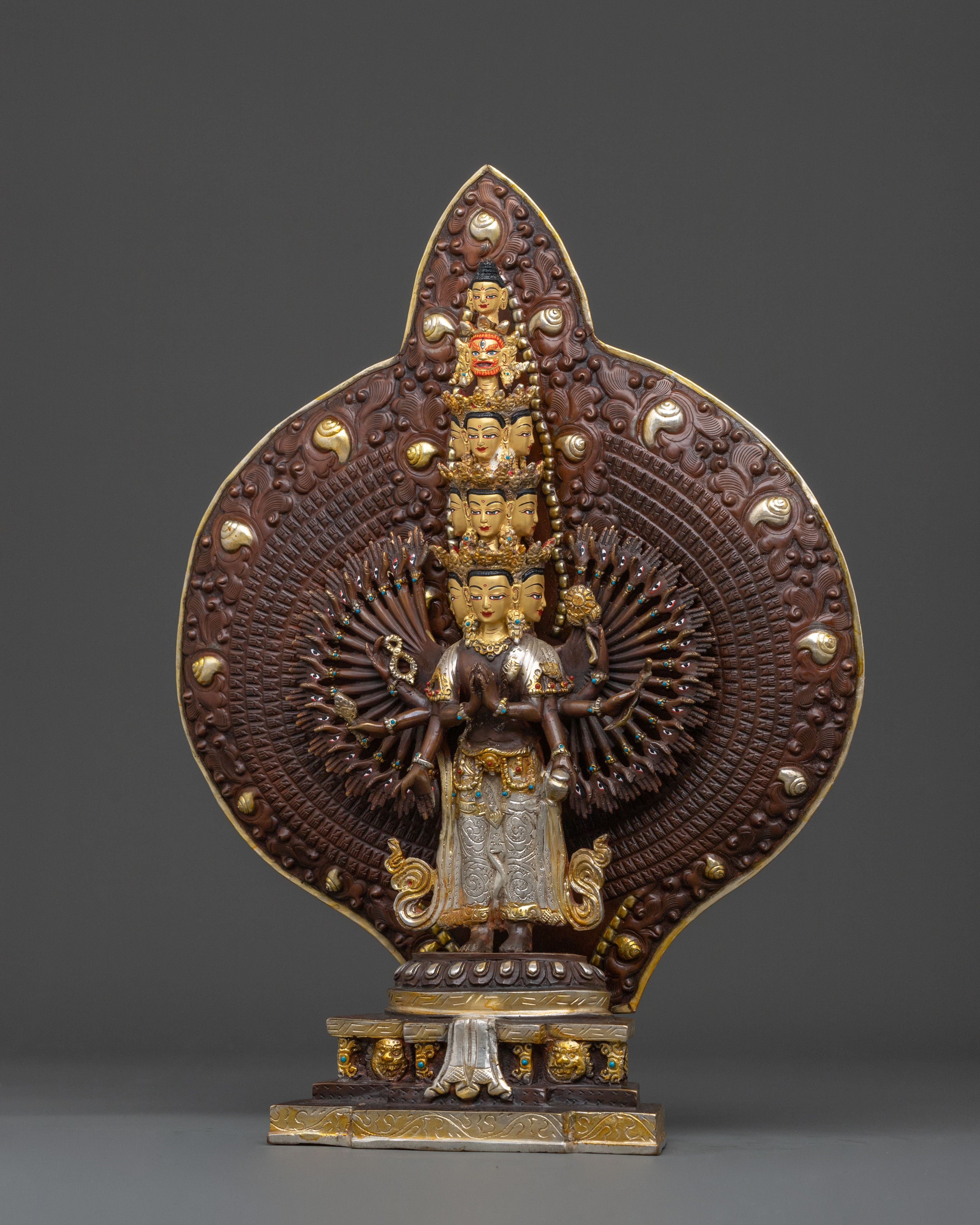 Thousand-Armed Chenrezig Statue | Compassionate Deity