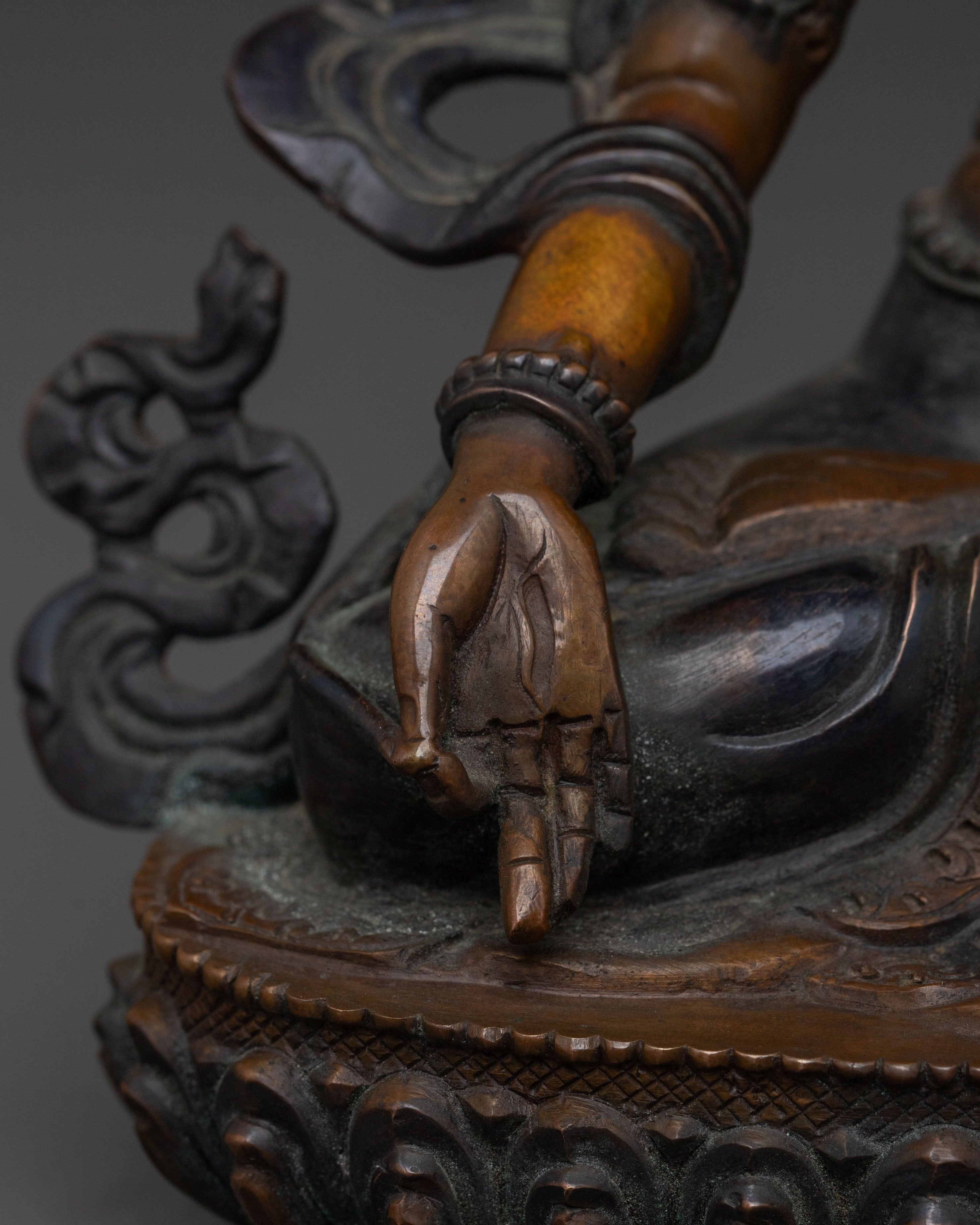 Tibetan Buddhist Goddess White Tara Figurine | Meditation Altar Decor