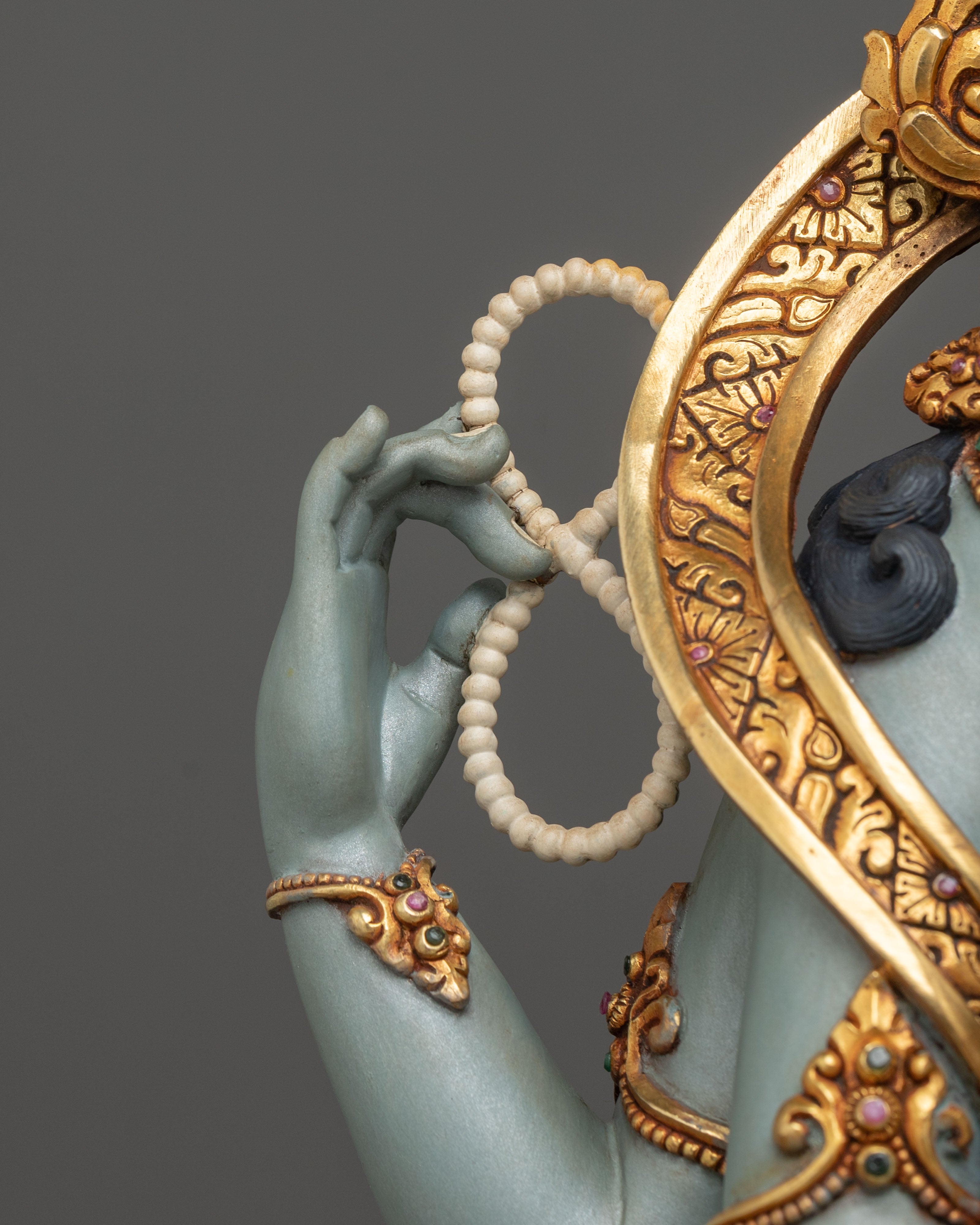 Chenrezig "Avalokiteshvara" Statue | Tibetan Buddhist Figurine