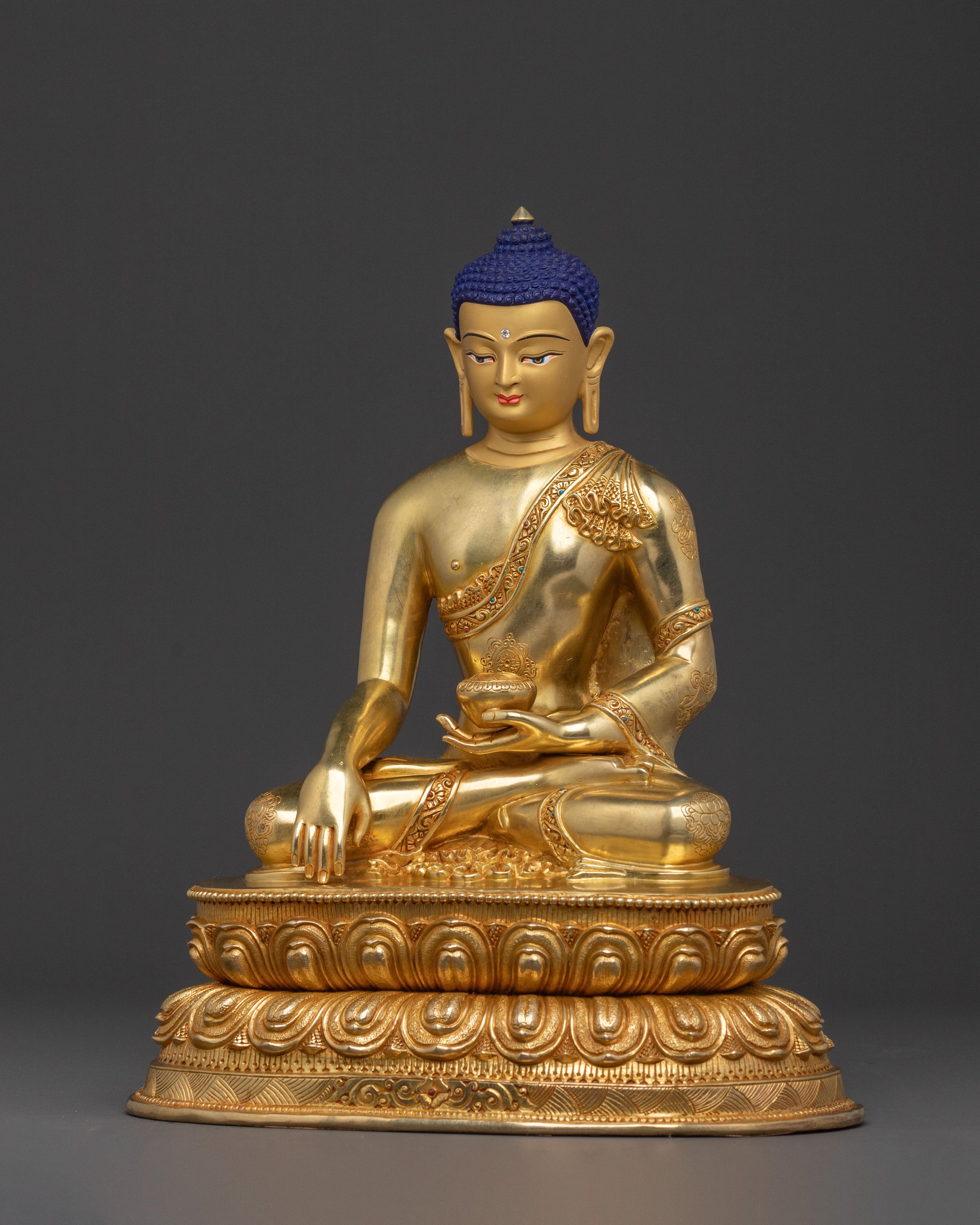 Shakyamuni Buddha Golden Statue | Sacred Decor
