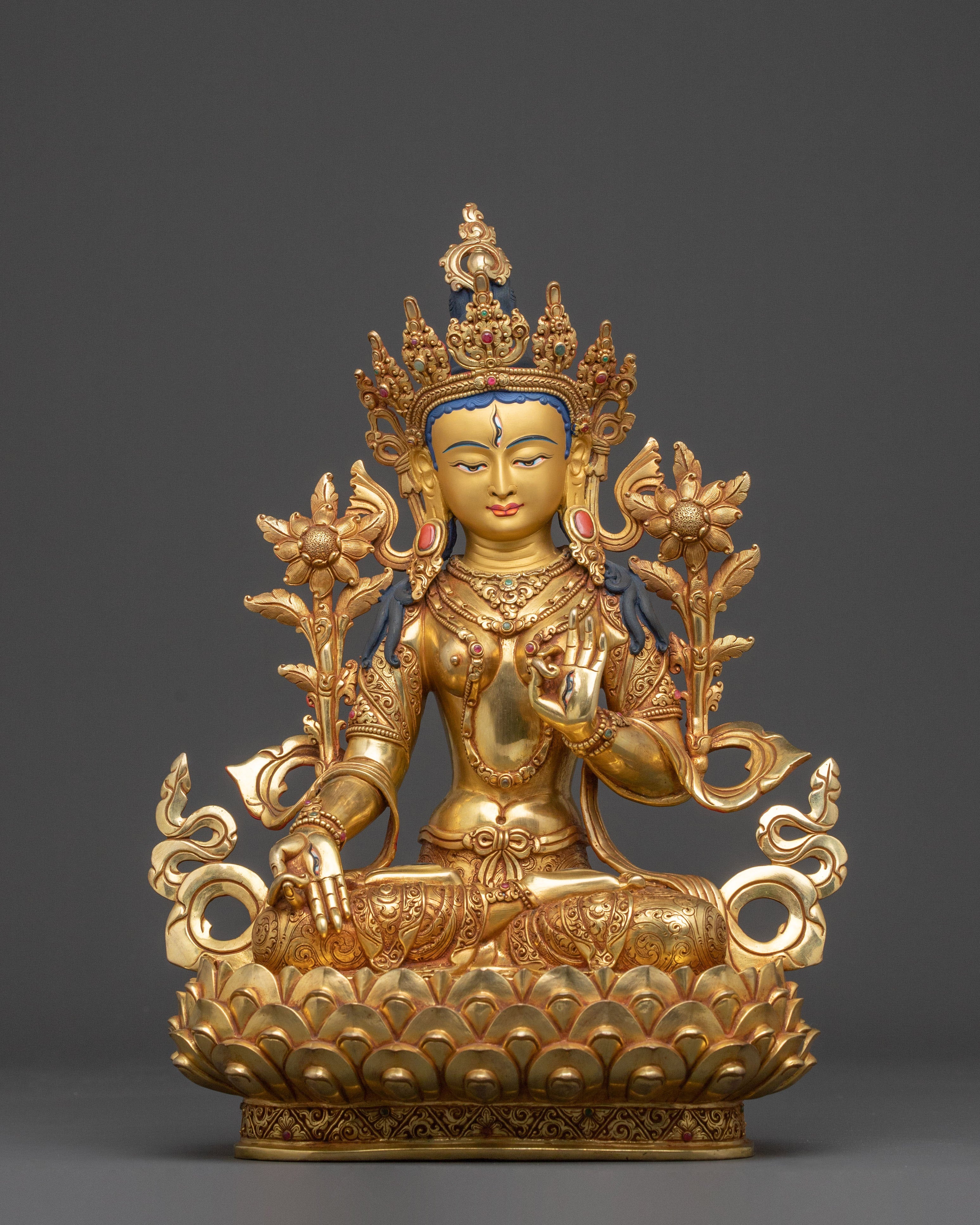 White Tara Statue 