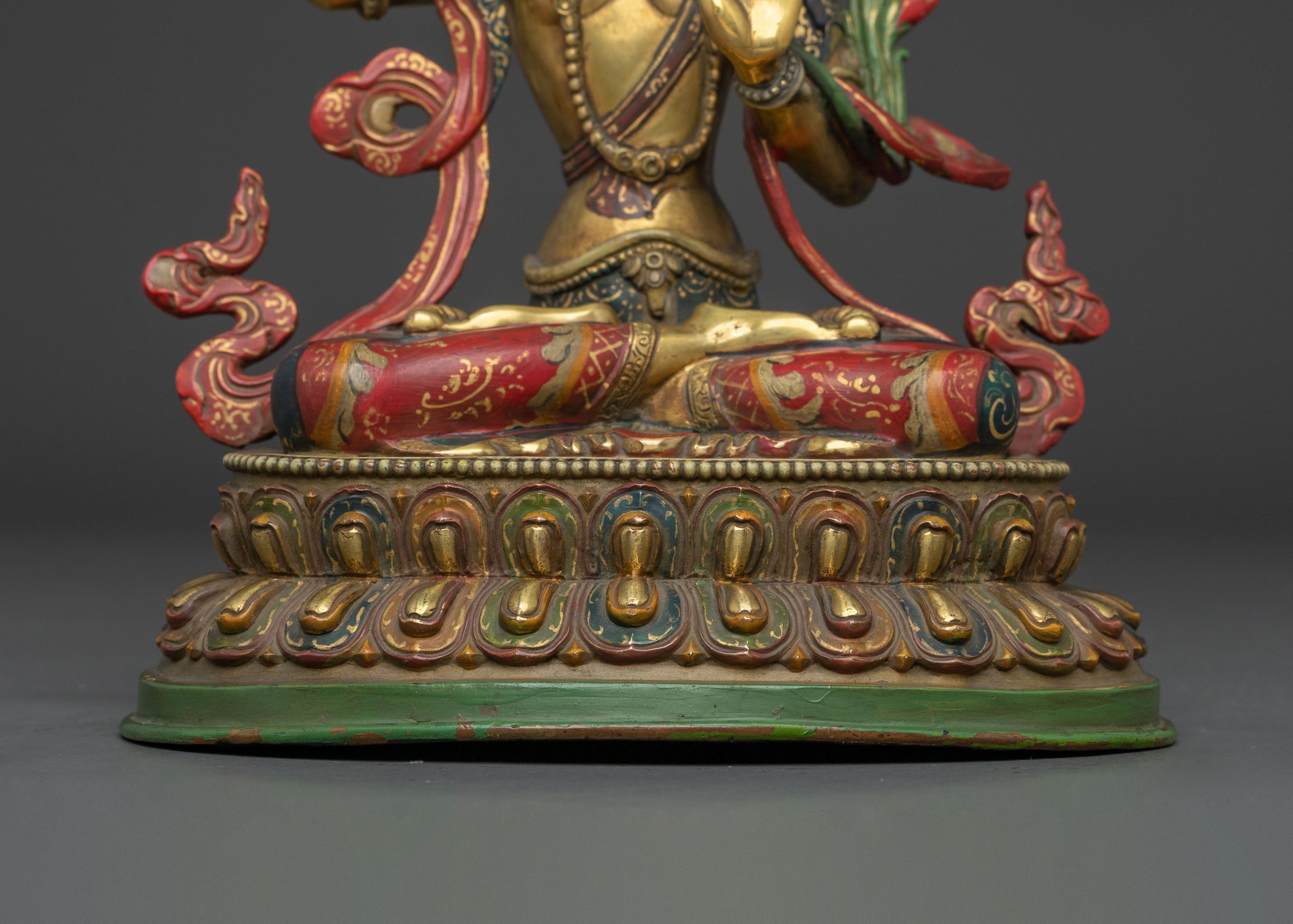 Handmade Manjushri Statue | Wisdom Deity