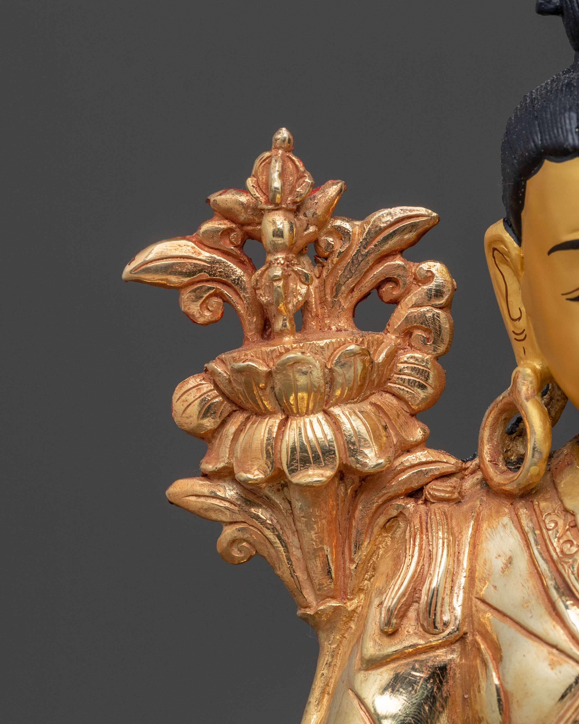 Jigme Lingpa Statue | Handmade Himalayan Altar Decor Sculpture