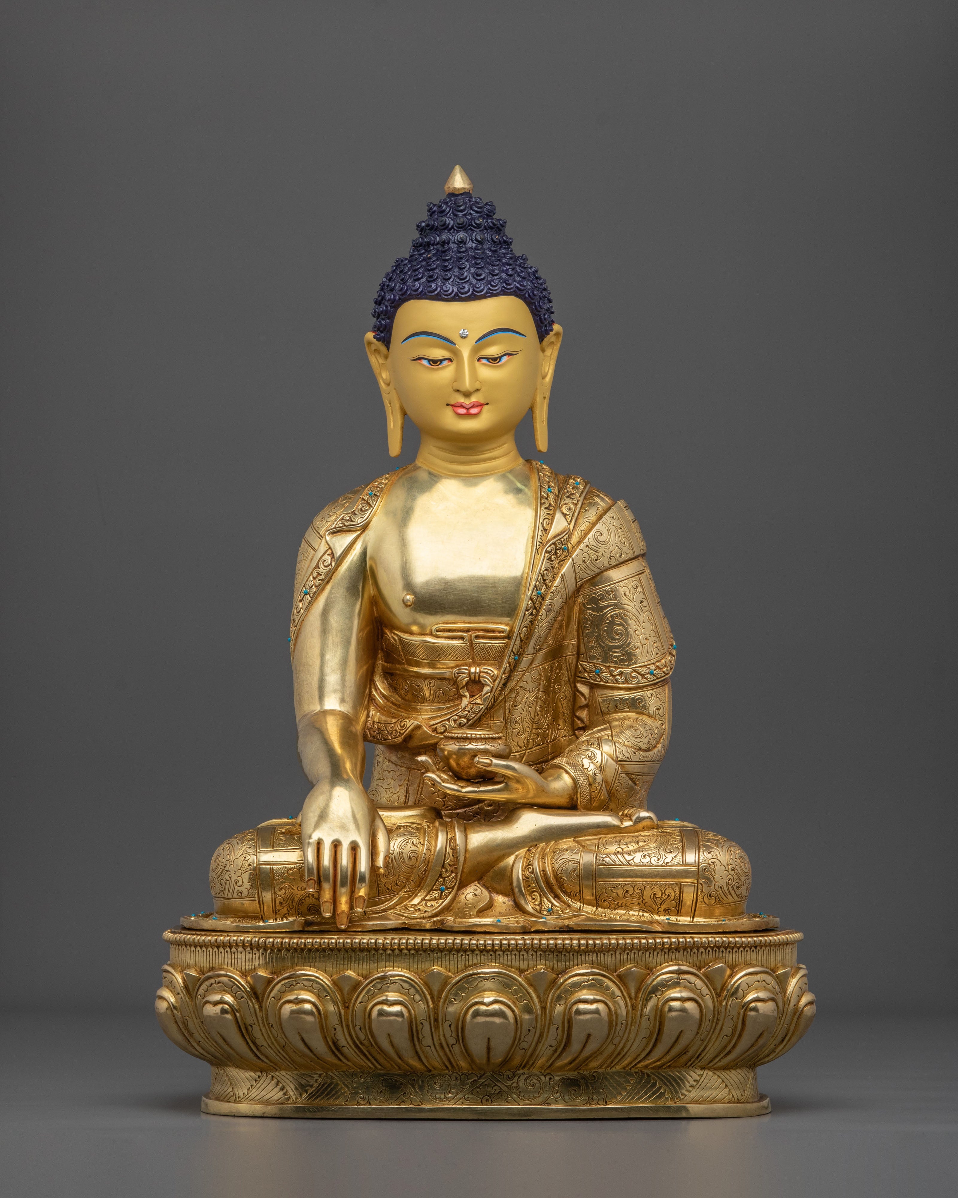 Shakyamuni Buddha Copper Statue 
