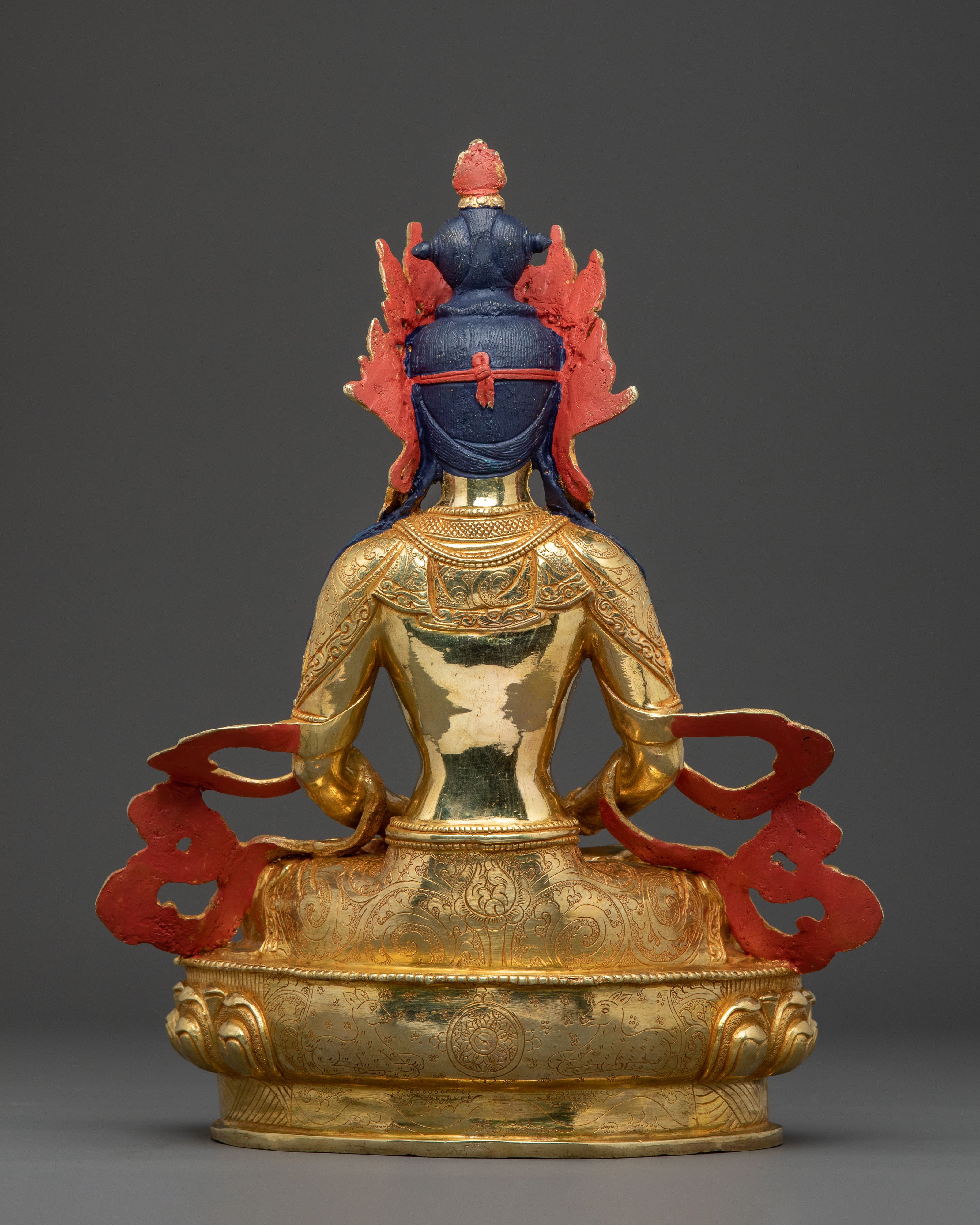 Golden Amitayus Statue | Protector of Long Life