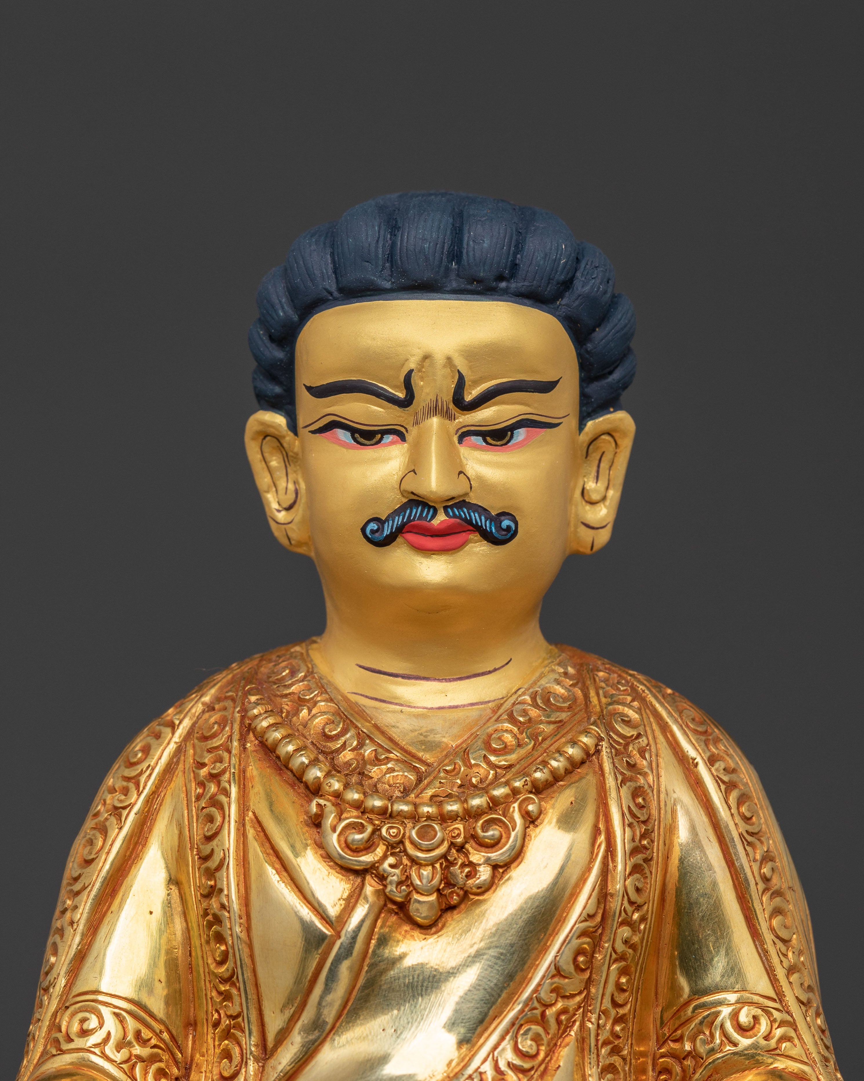 Handcrafted Kagyu Master Statue Set | Divine Figures
