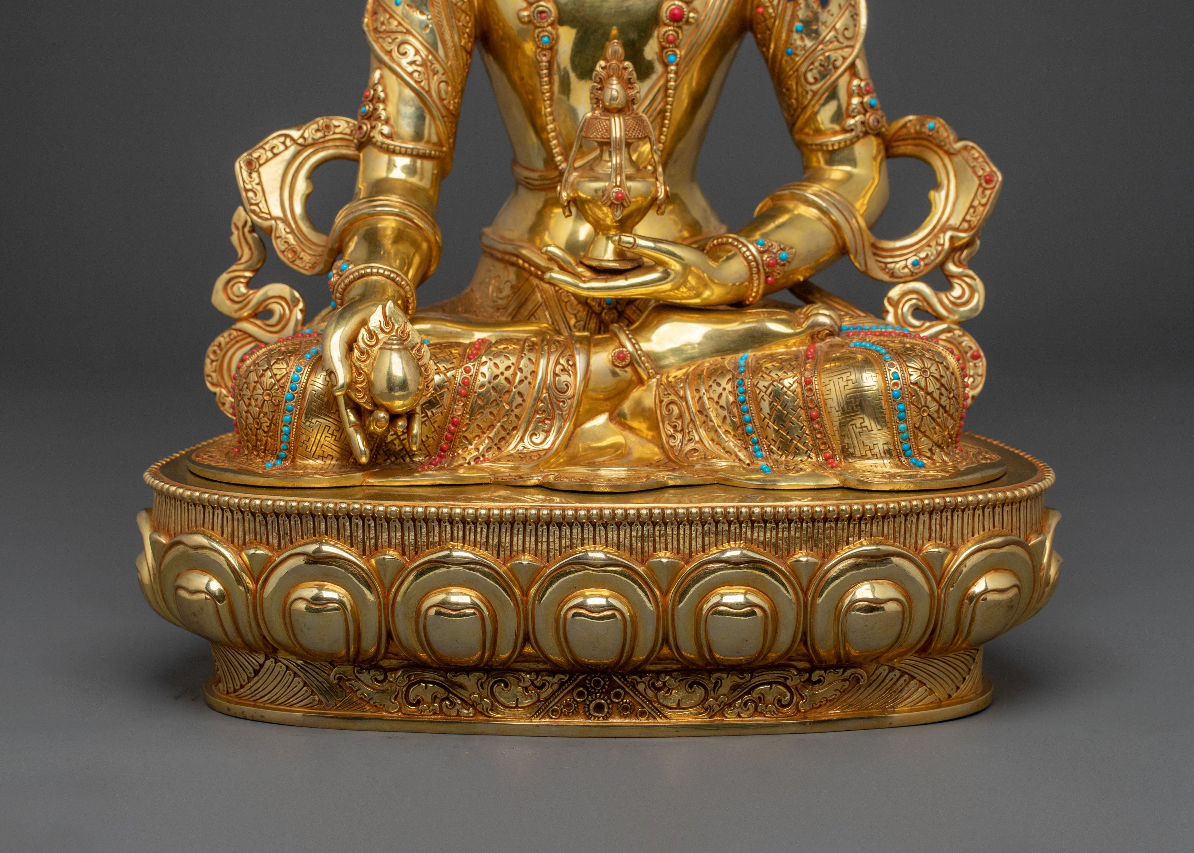 Kshitigarbha Sculpture | Tibetan Bodhisattva Figurine