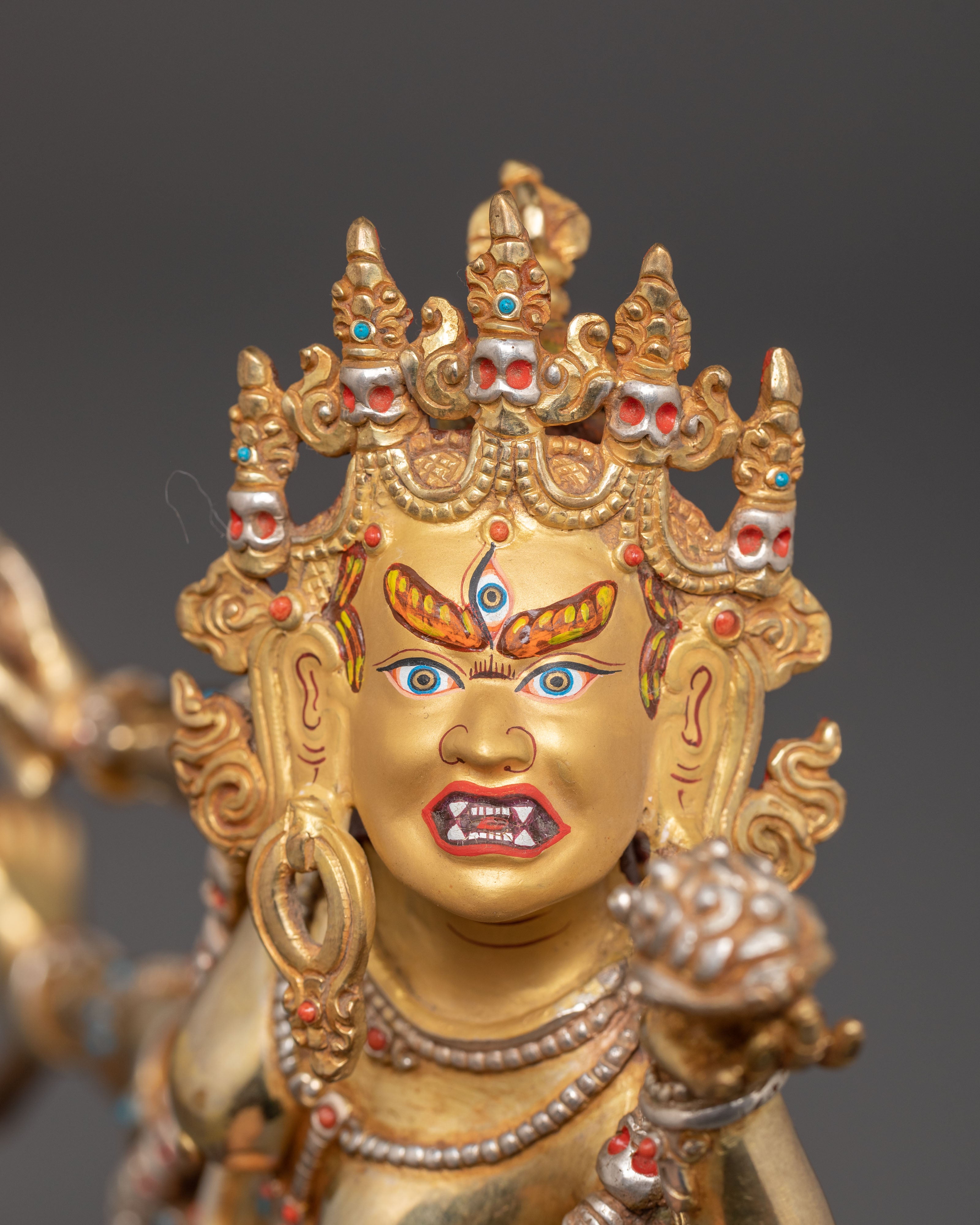 Golden Vajrayogini Handcrafted Statue | Female Wisdom Deity
