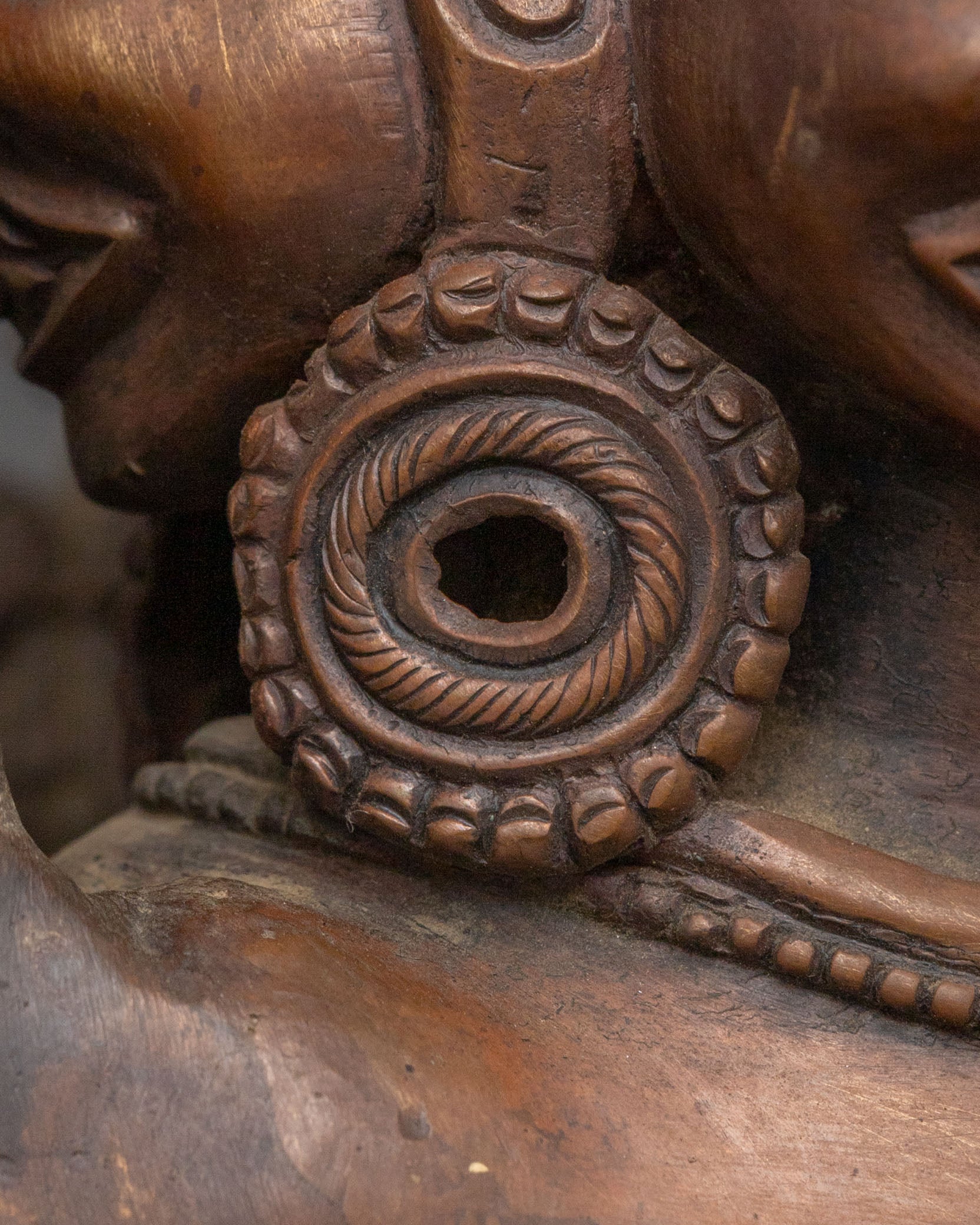 Heruka Chakrasamvara Sculpture | Oxidized Copper Masterpiece