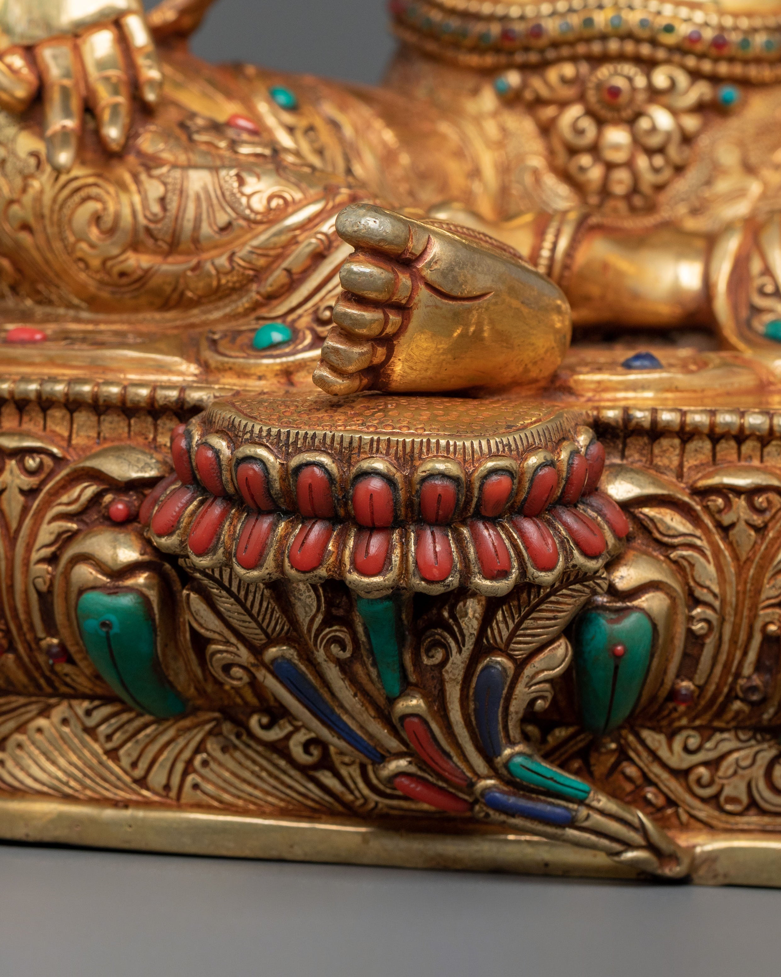 Green Tara Sacred Figurine | Tibetan Buddhist Goddess