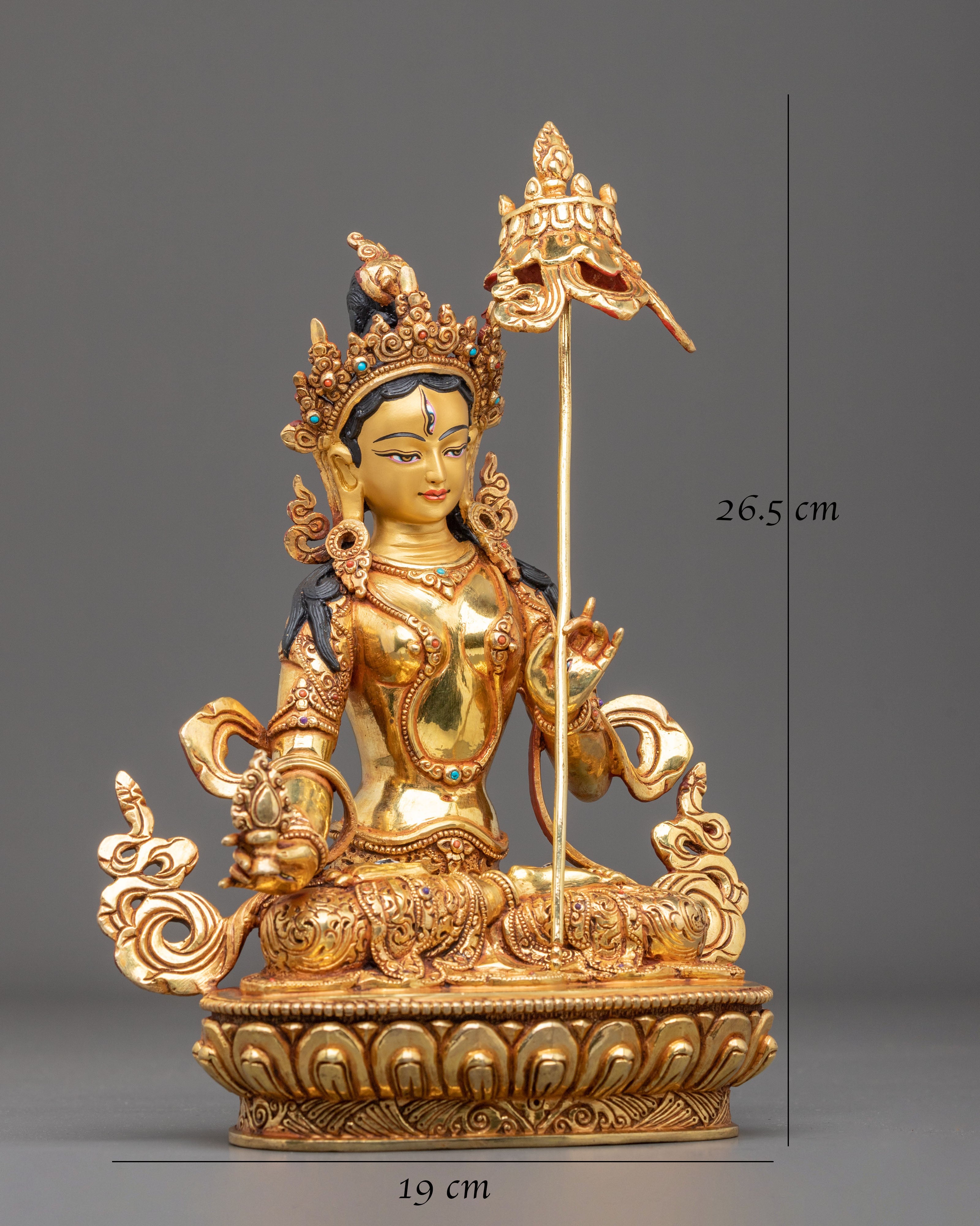 Goddess Dukar Sacred Statue | Tibetan Buddhist Figurine