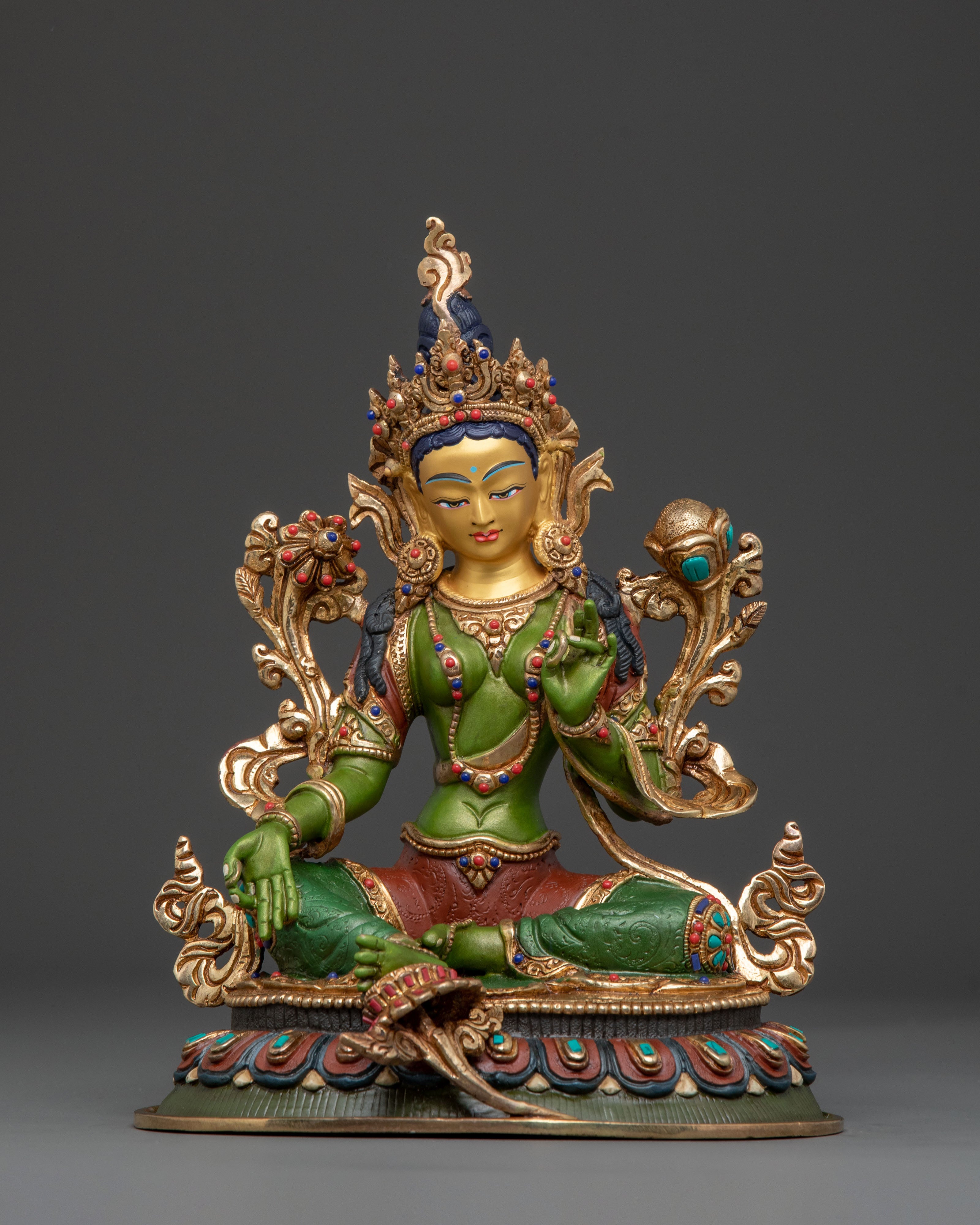 Green Tara Statue