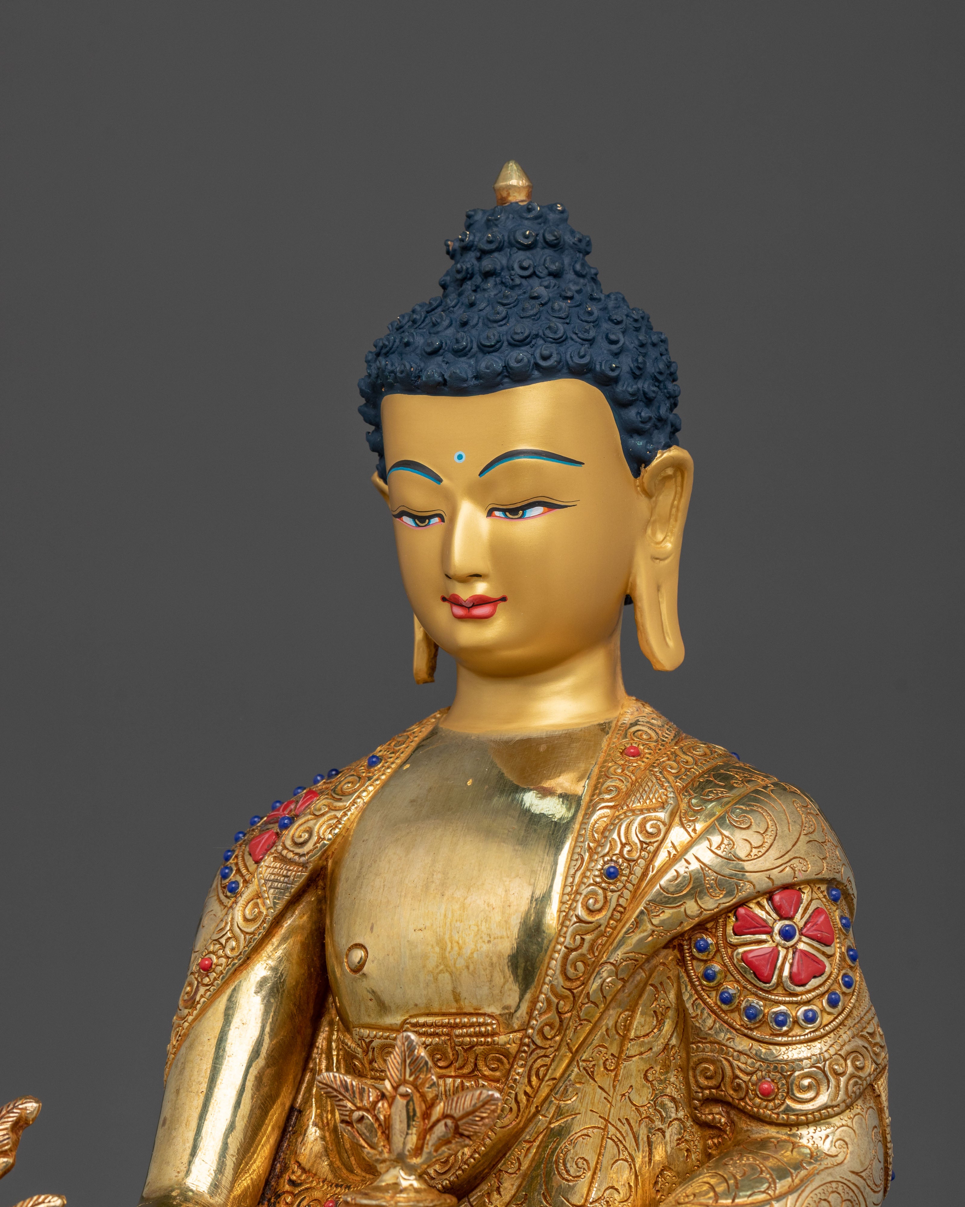 Hand-Carved Medicine Buddha Rupa | Healing Deity