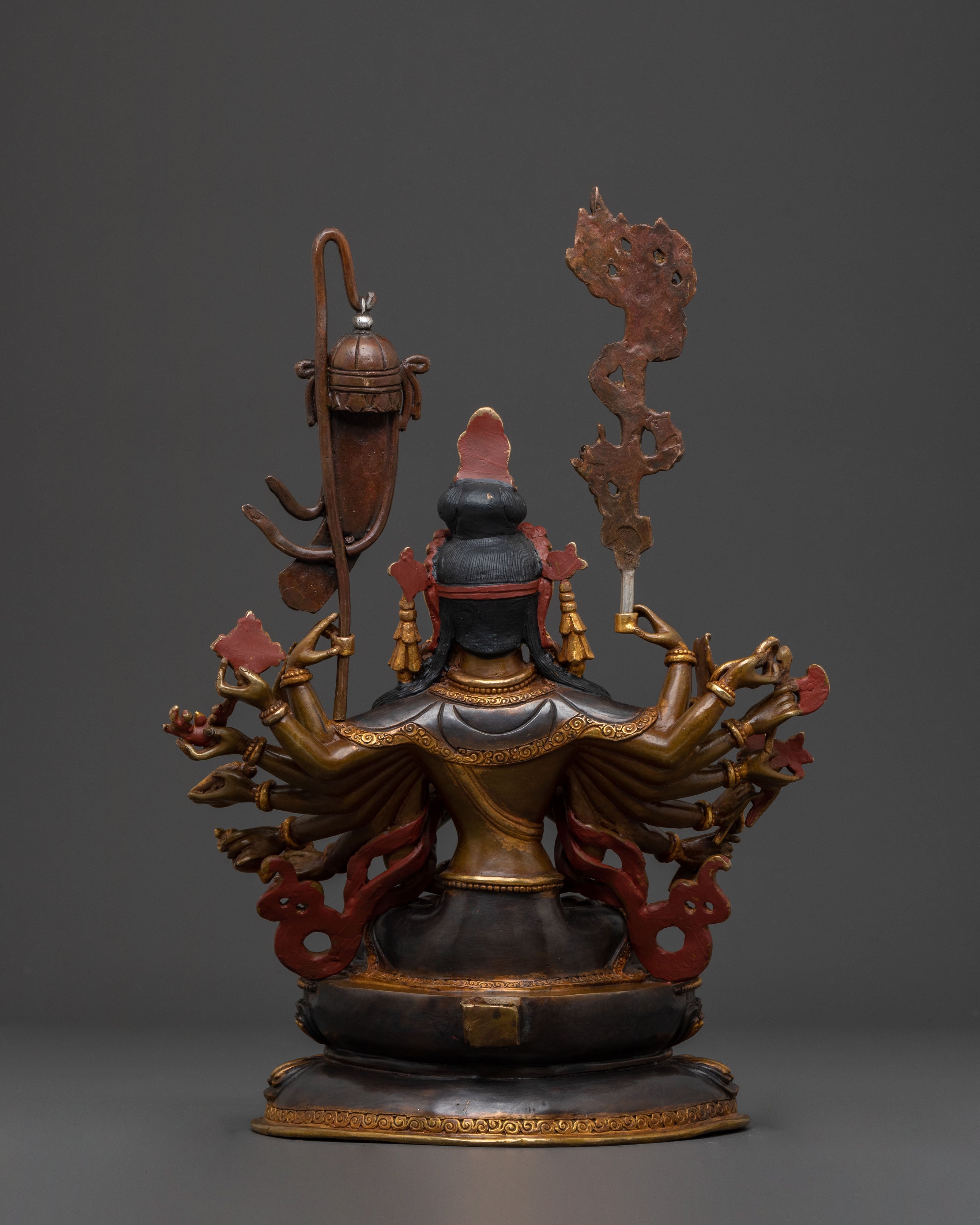 Chundi Spiritual Statue | Oxidized Copper Figure