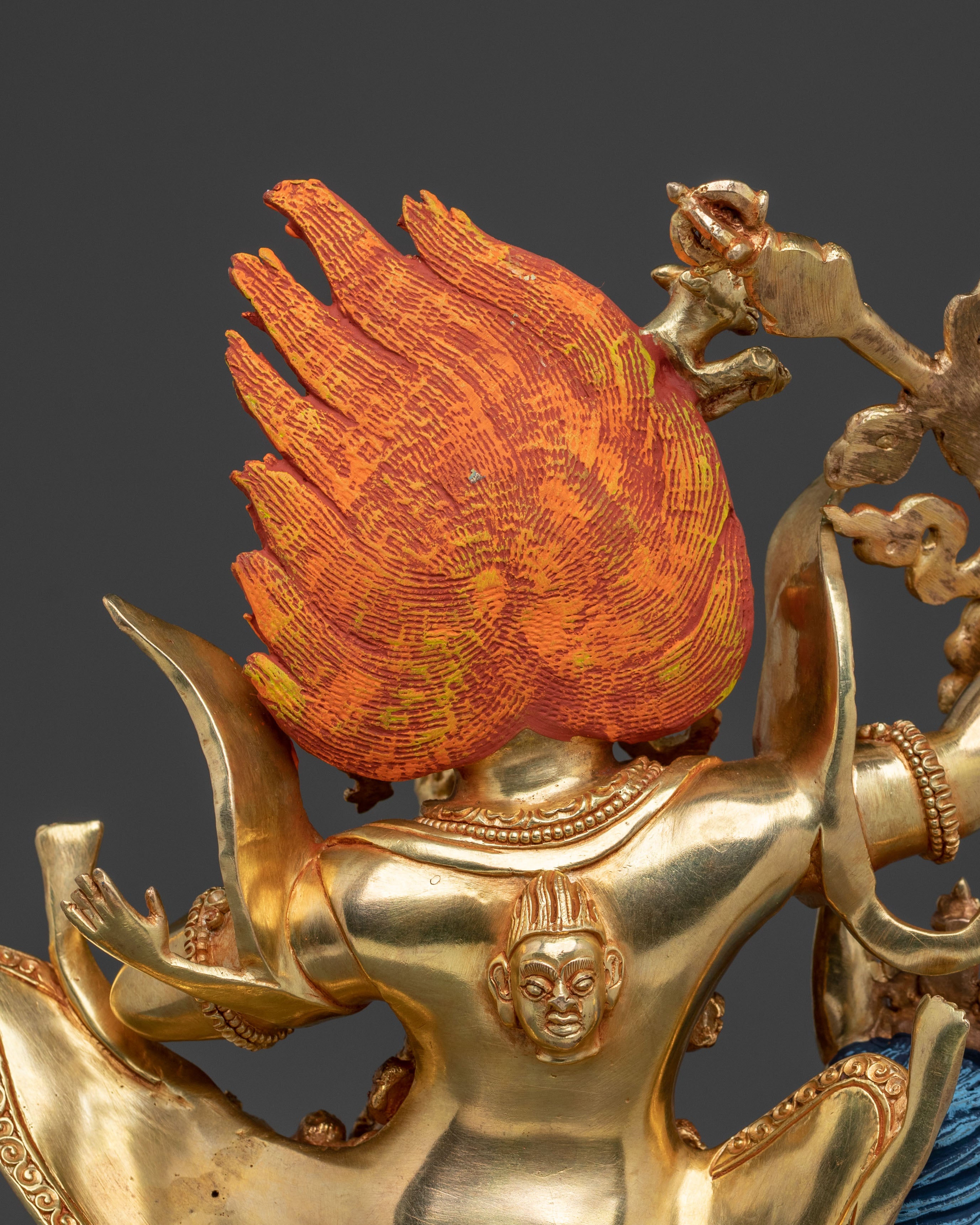 Palden Lhamo Buddhist Figurine | Wrathful Deity of Protection