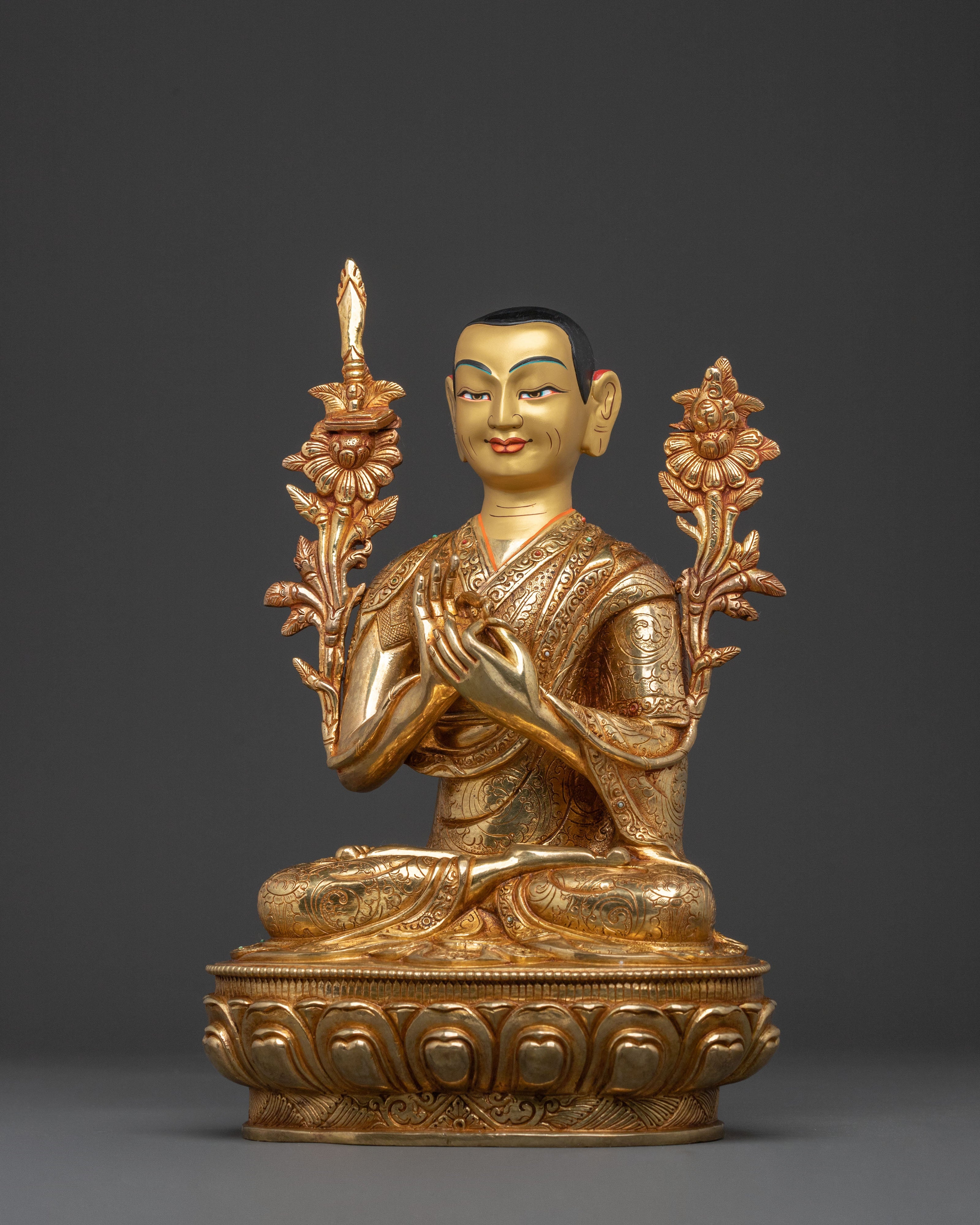 Buddhist Master: Tsongkhapa Statue | Home Decor