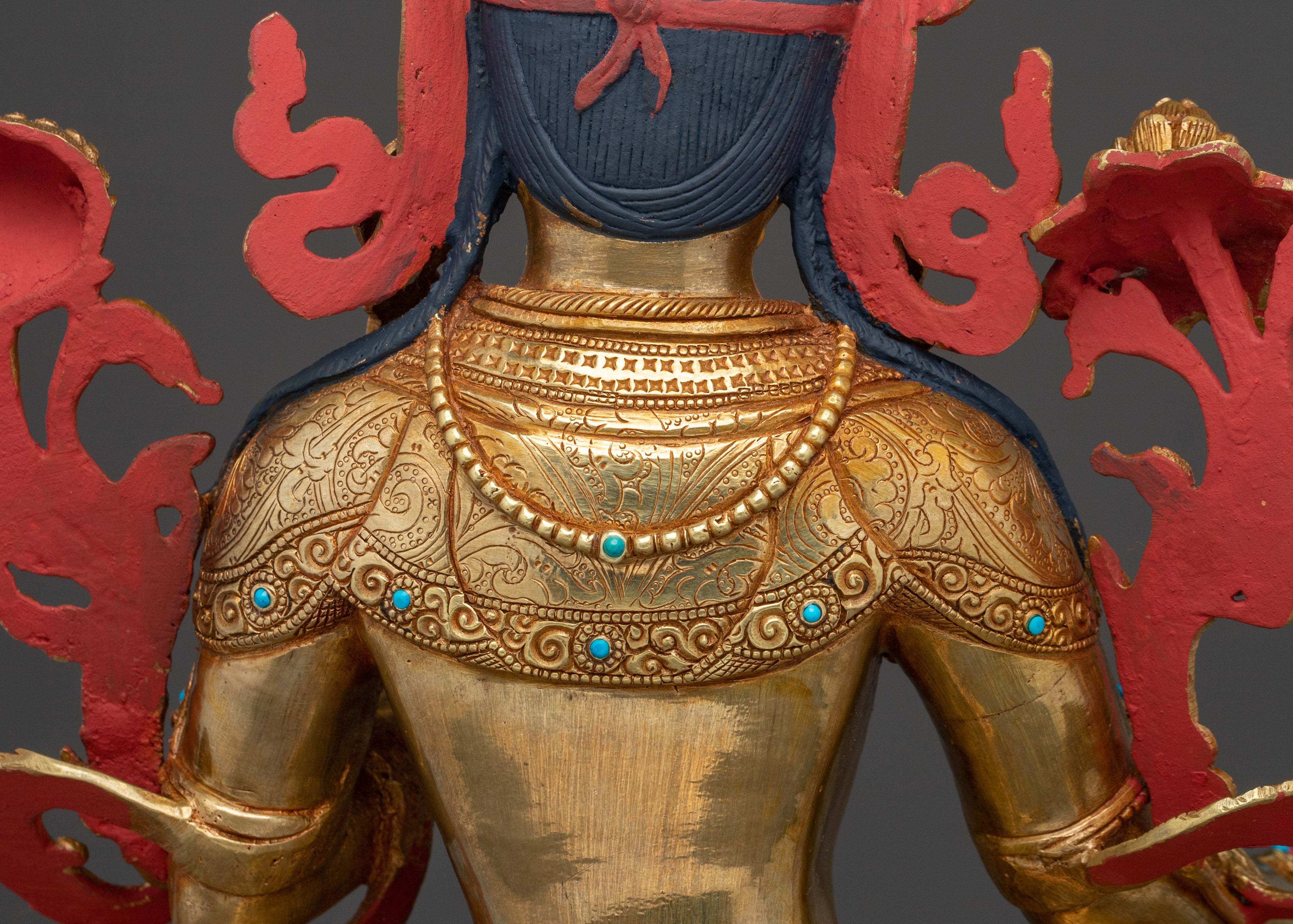 Goddess Green Tara Sacred Sculpture | Buddhist Goddess of Compassion