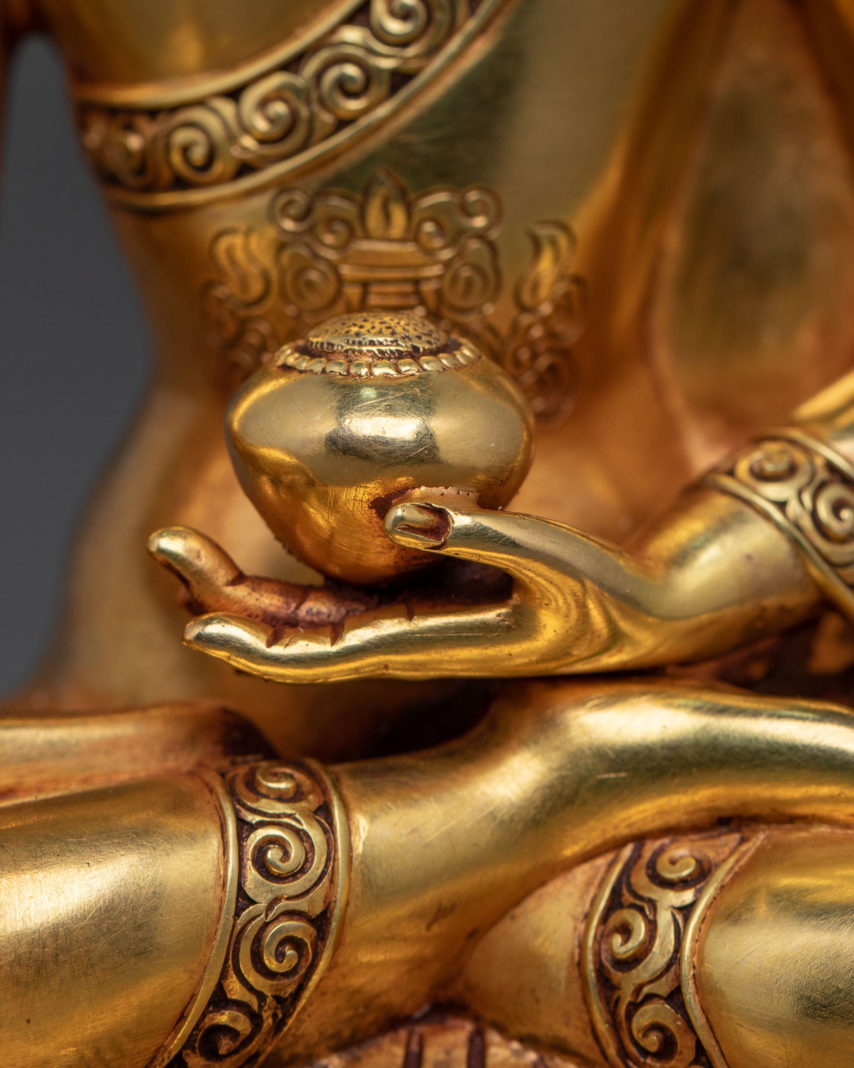 Crown Shakyamuni Spiritual Decor Statue