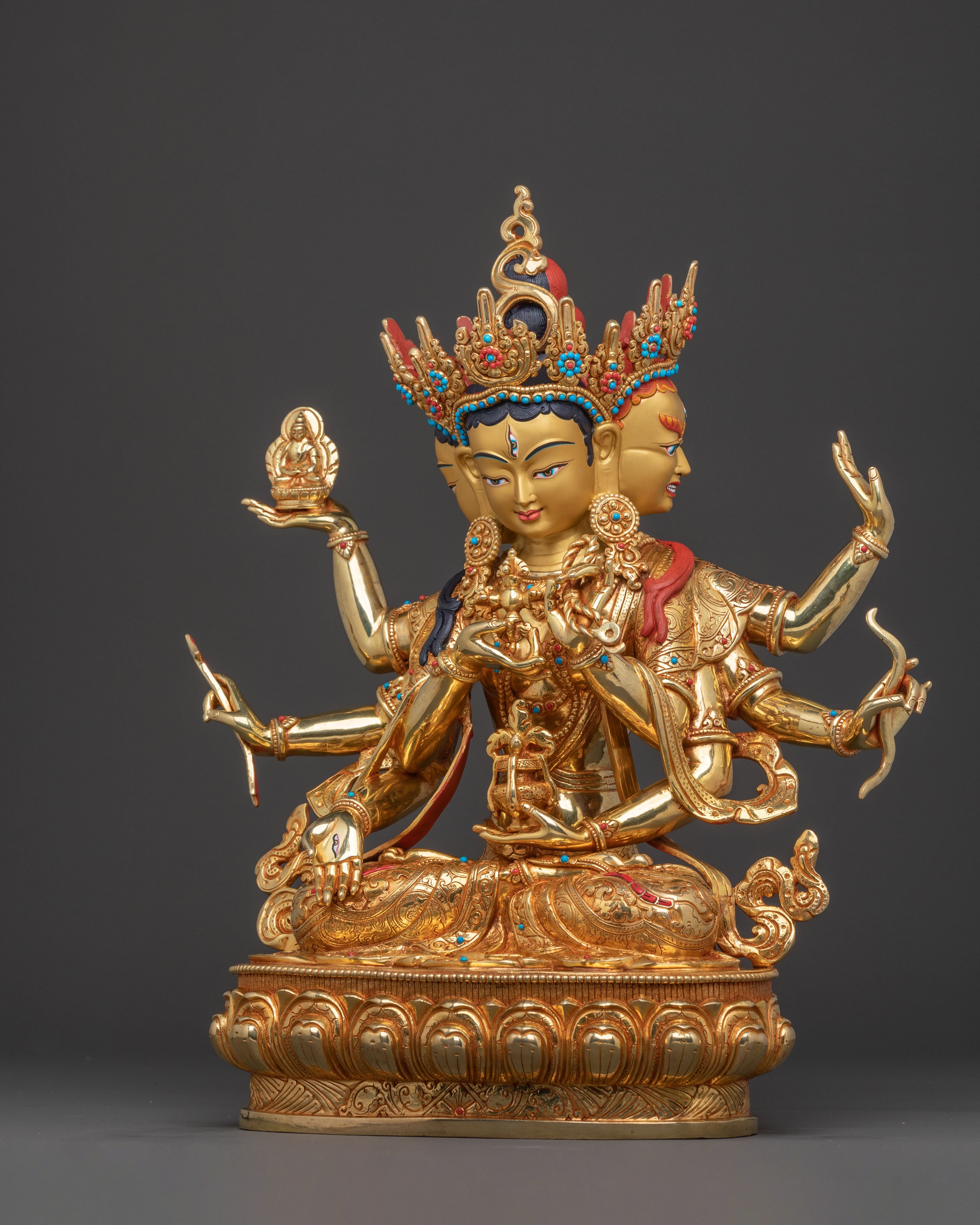 Sacred Nagyalma Golden Statue | Embodying of Purity
