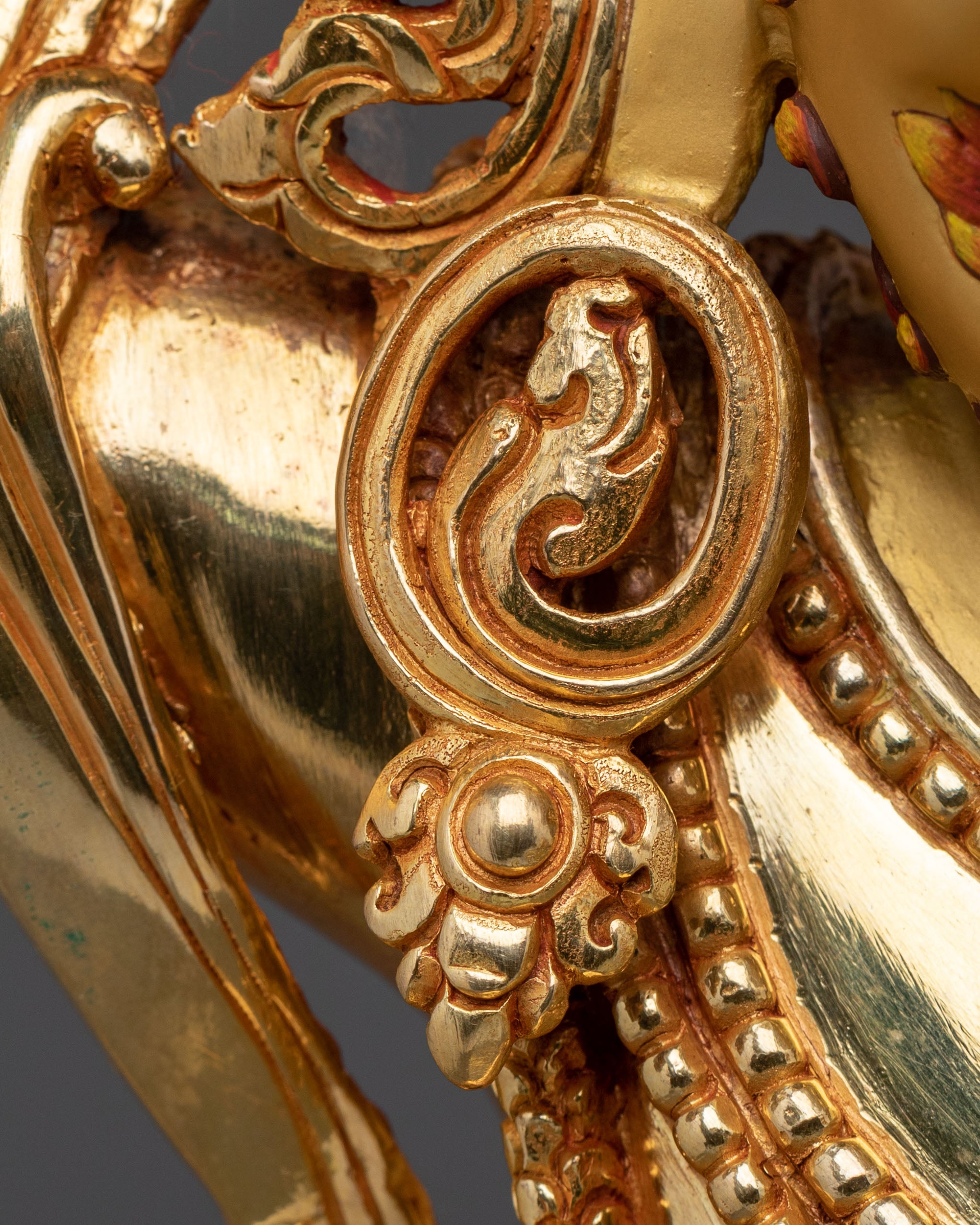 Vajrapani Vajra Holder Bodhisattva Statue | 24K Gold Glided