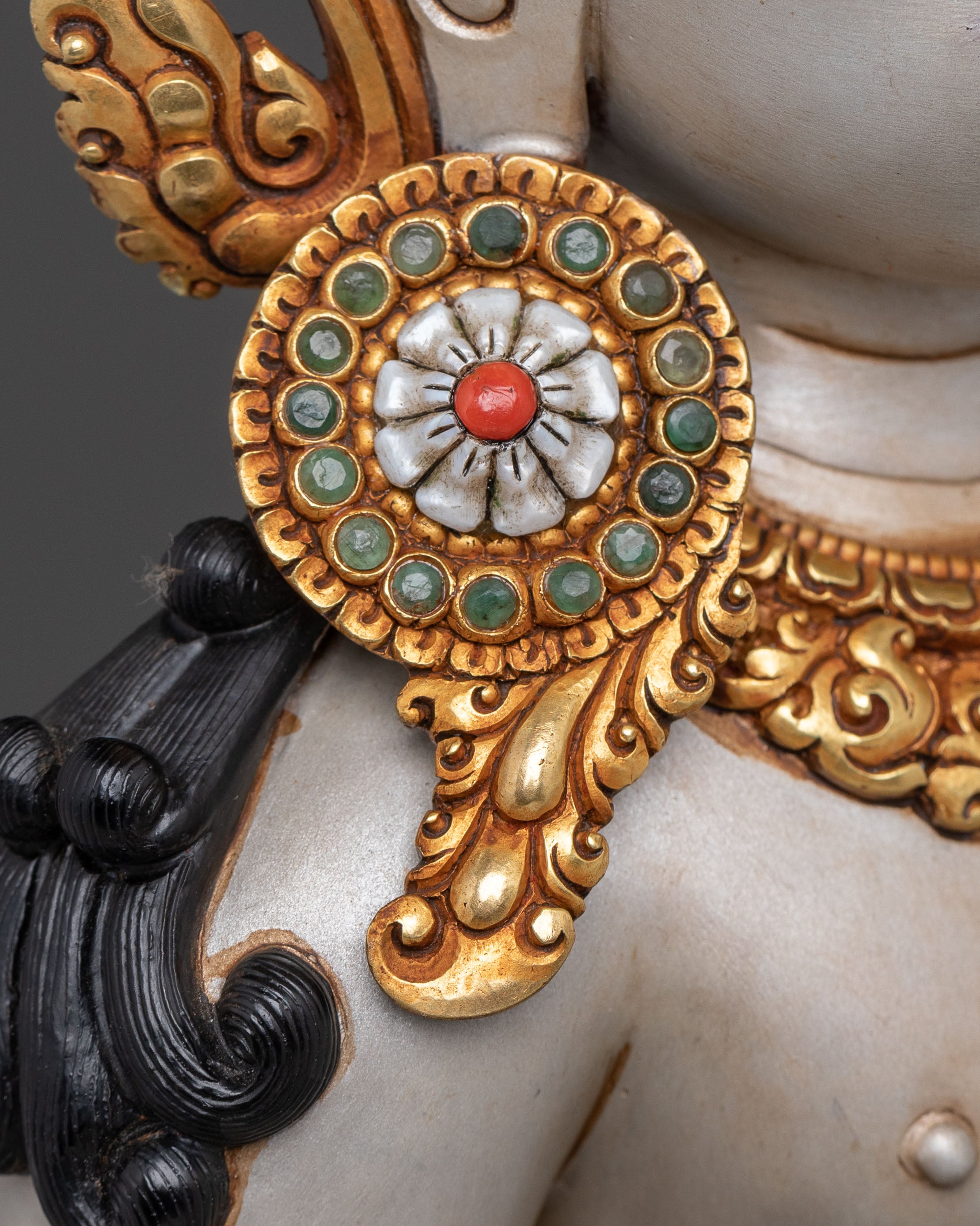 Lokeshwor Bodhisattva Sculpture | Meditation Altar Decor