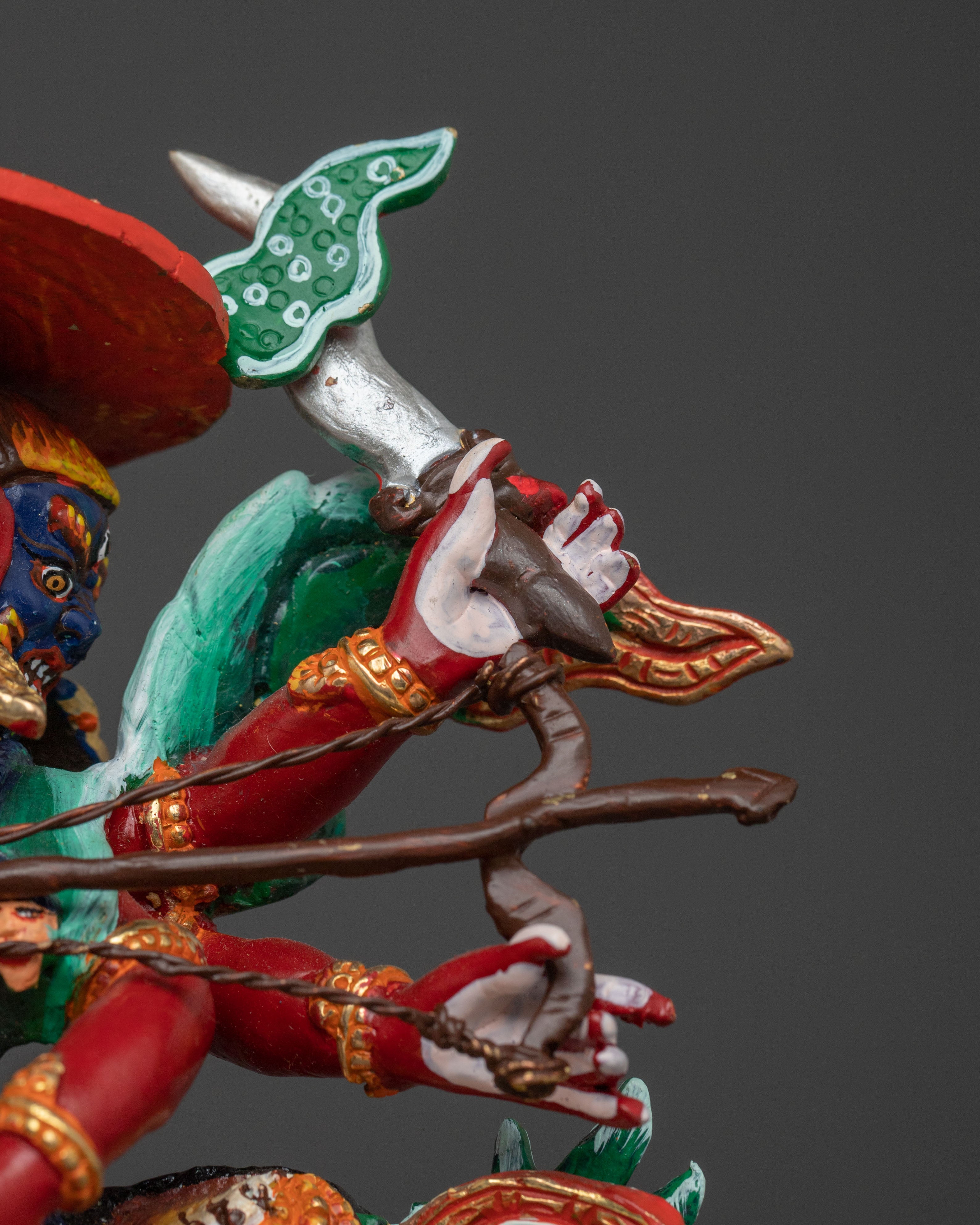 Pehar Gyalpo Figurine | Tibetan Buddhist Protector