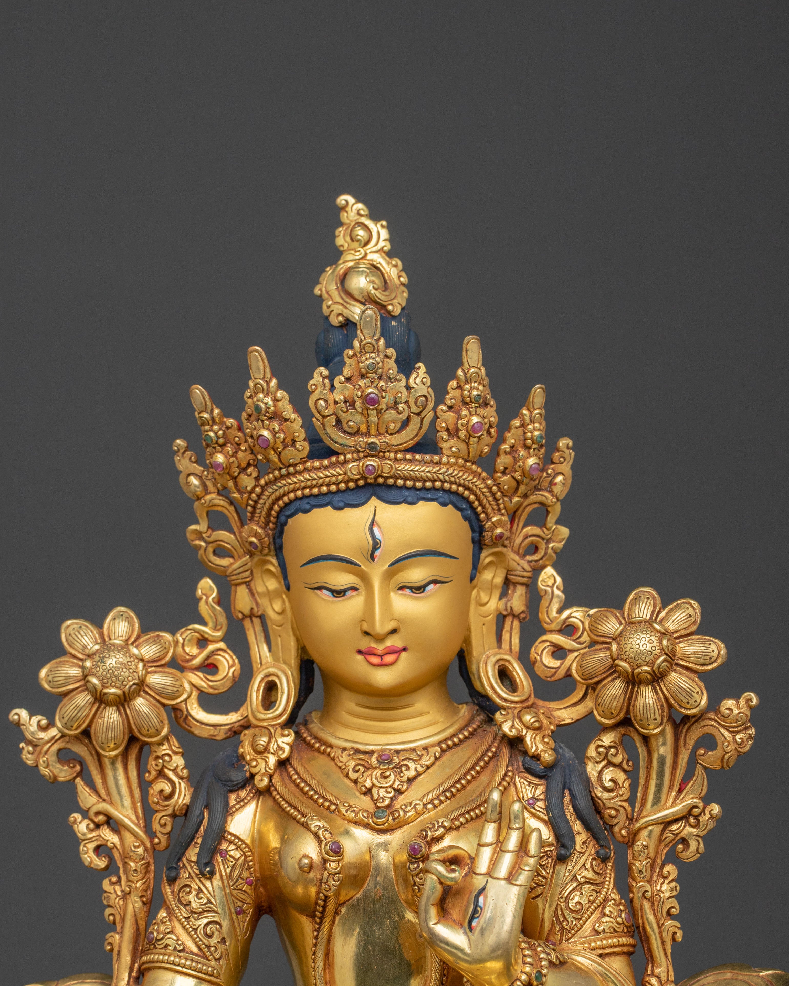 White Tara Statue | Tibetan Deity of Compassion
