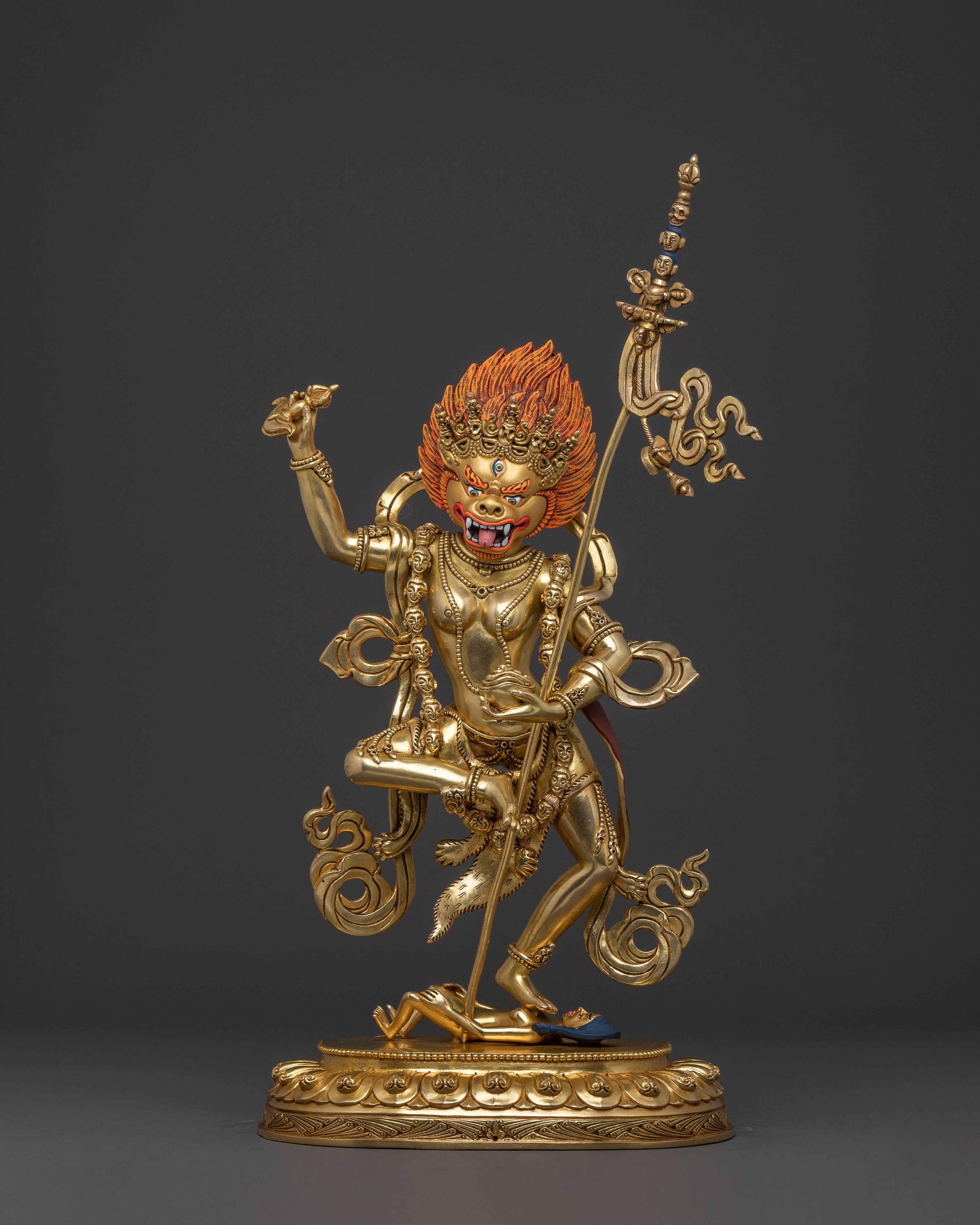 Simhamukha Wrathful Dakini Statue | Sacred Home Decor