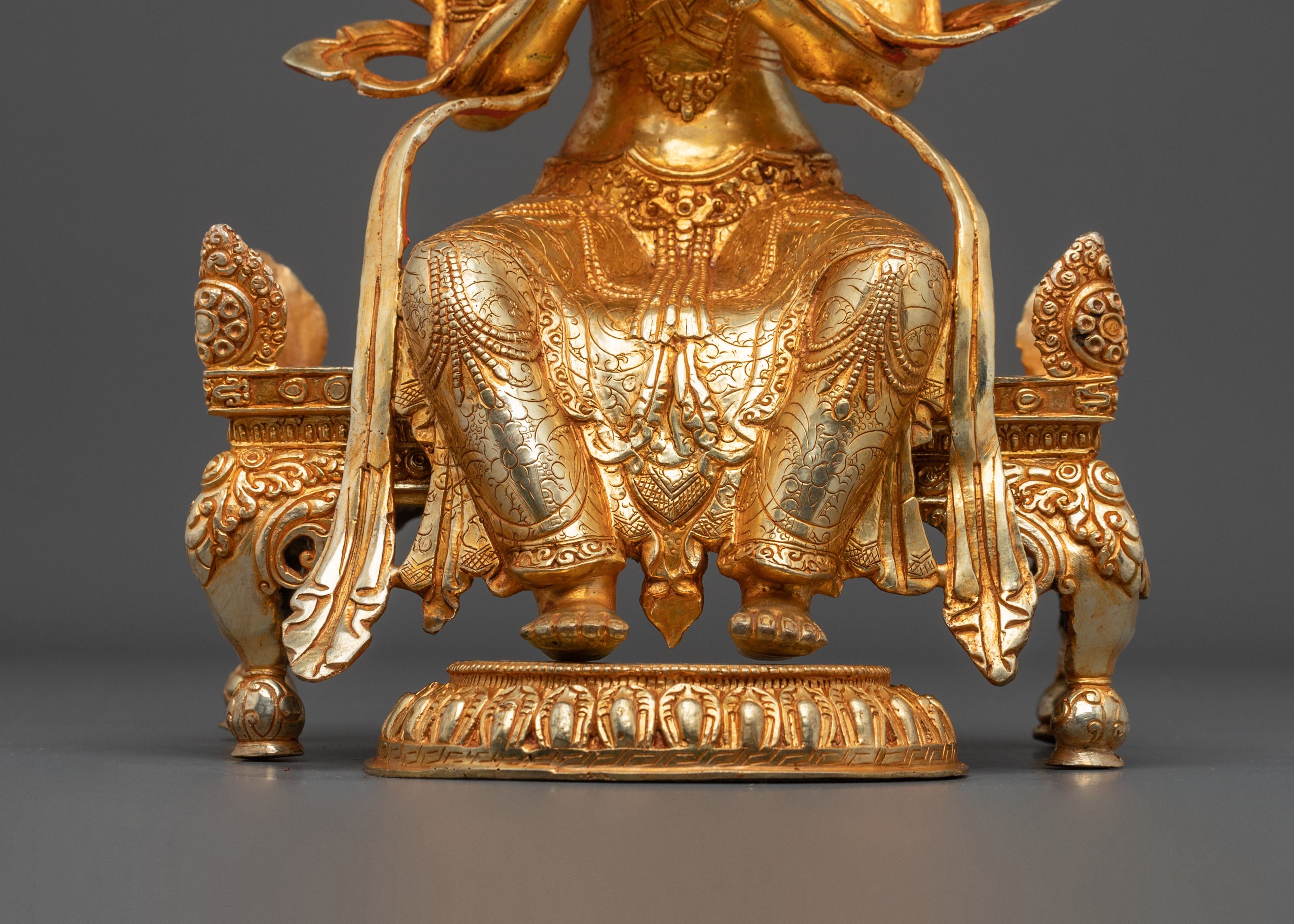 Maitreya Buddha Statue | Handcrafted 24K Gold Gilded
