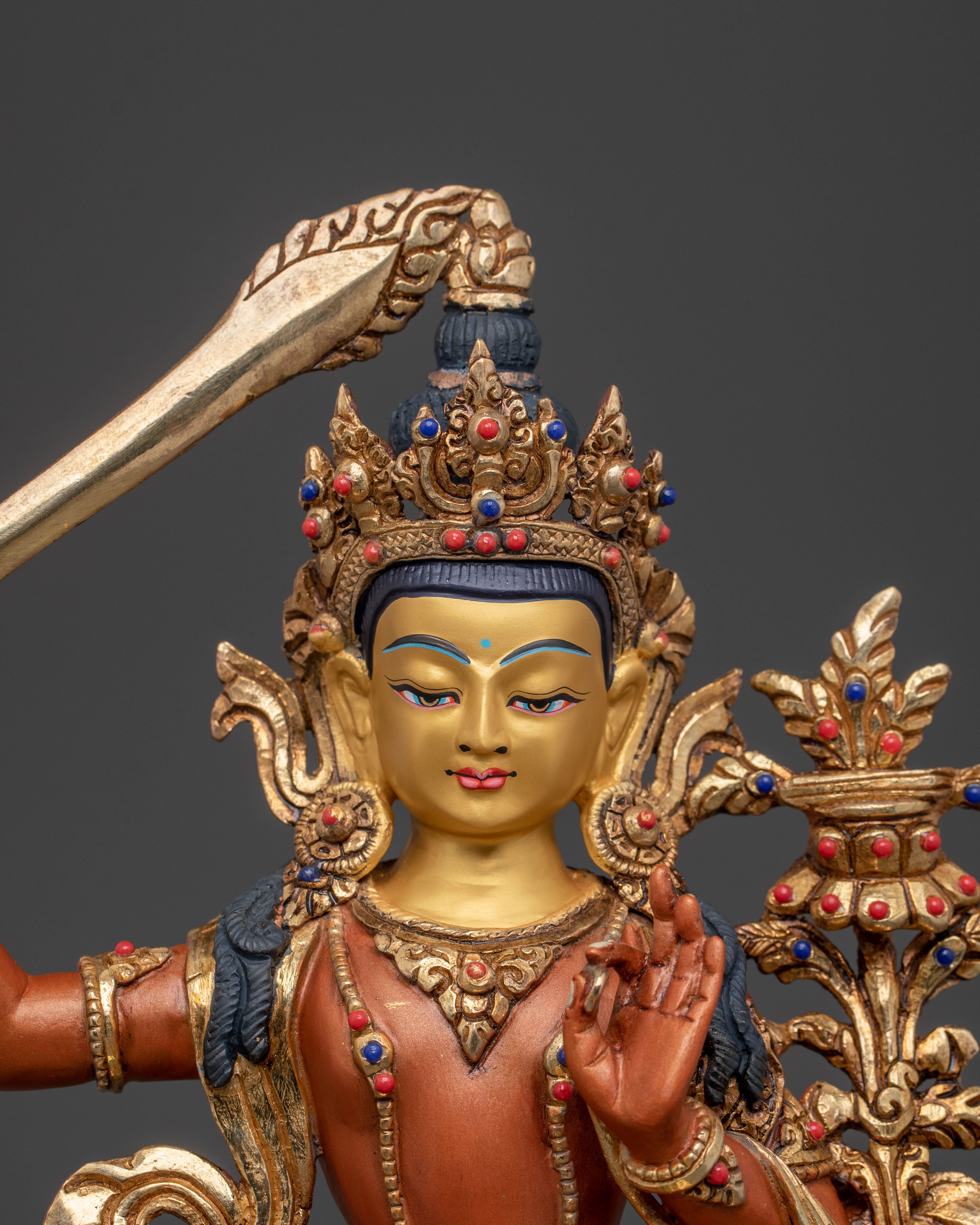 Manjushri Sacred Statue of Wisdom | Home Decor