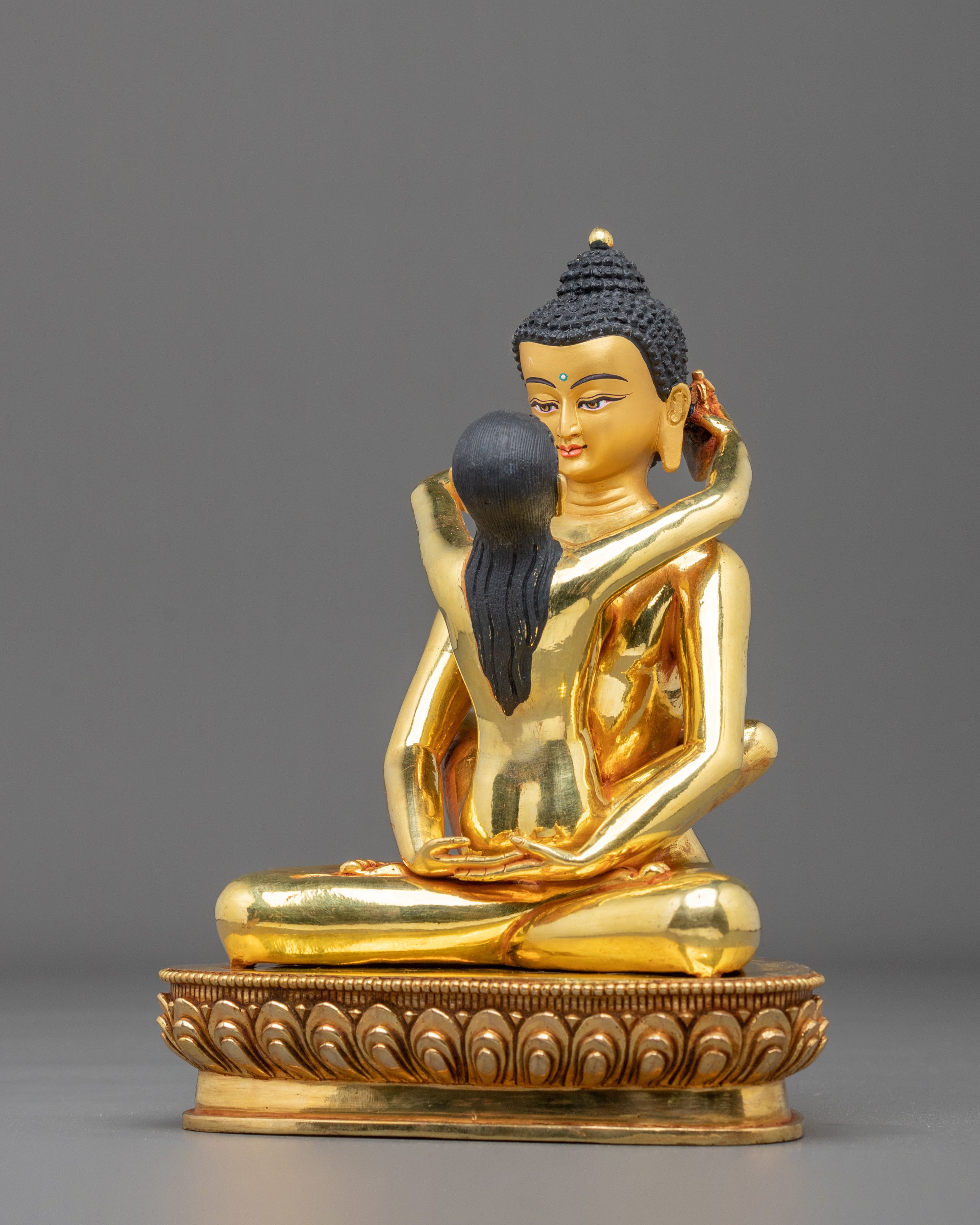 Samantabhadra with Consort Buddhist Sculpture | Sacred Figurine