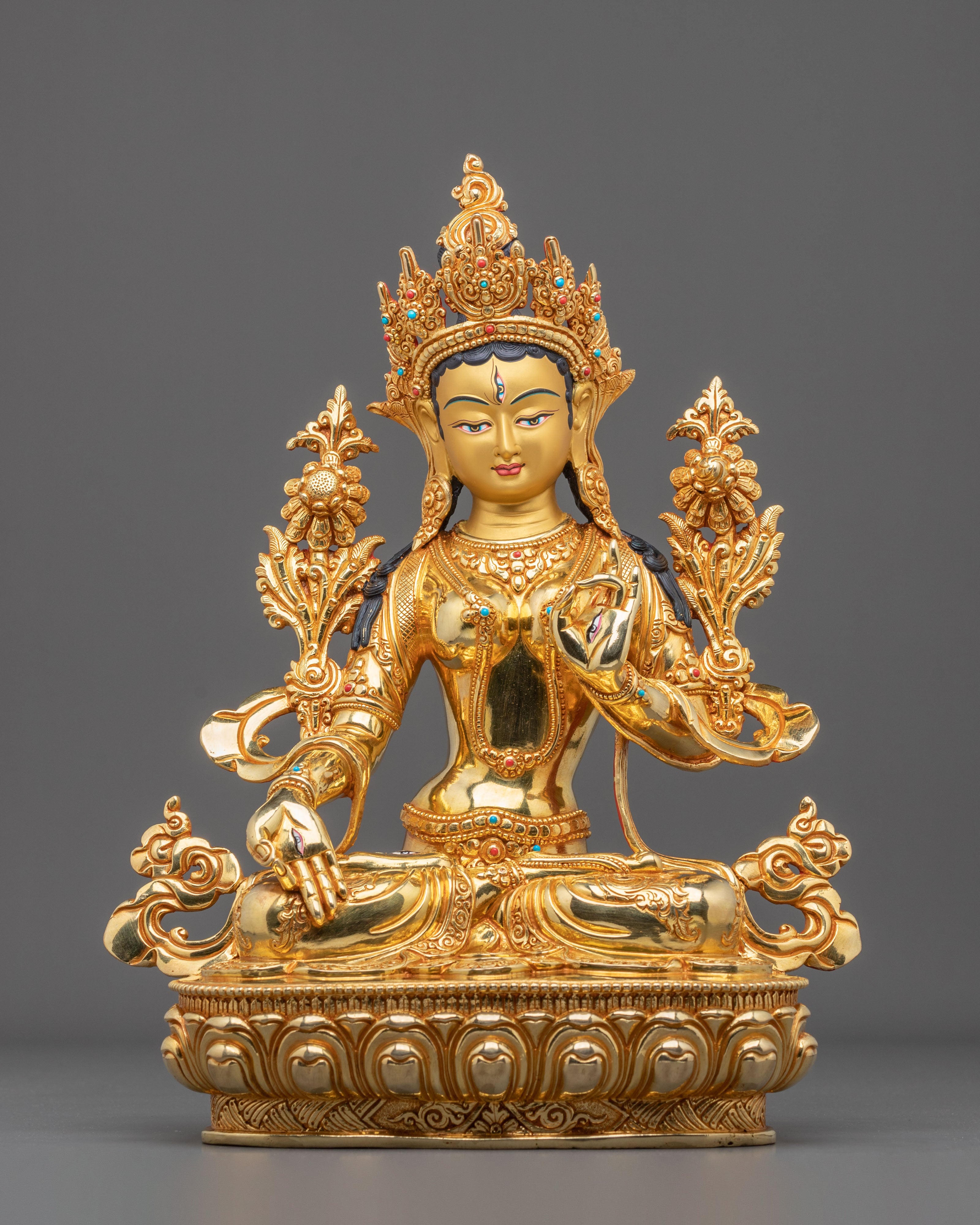 White Tara Life Protection Bodhisattva Statue
