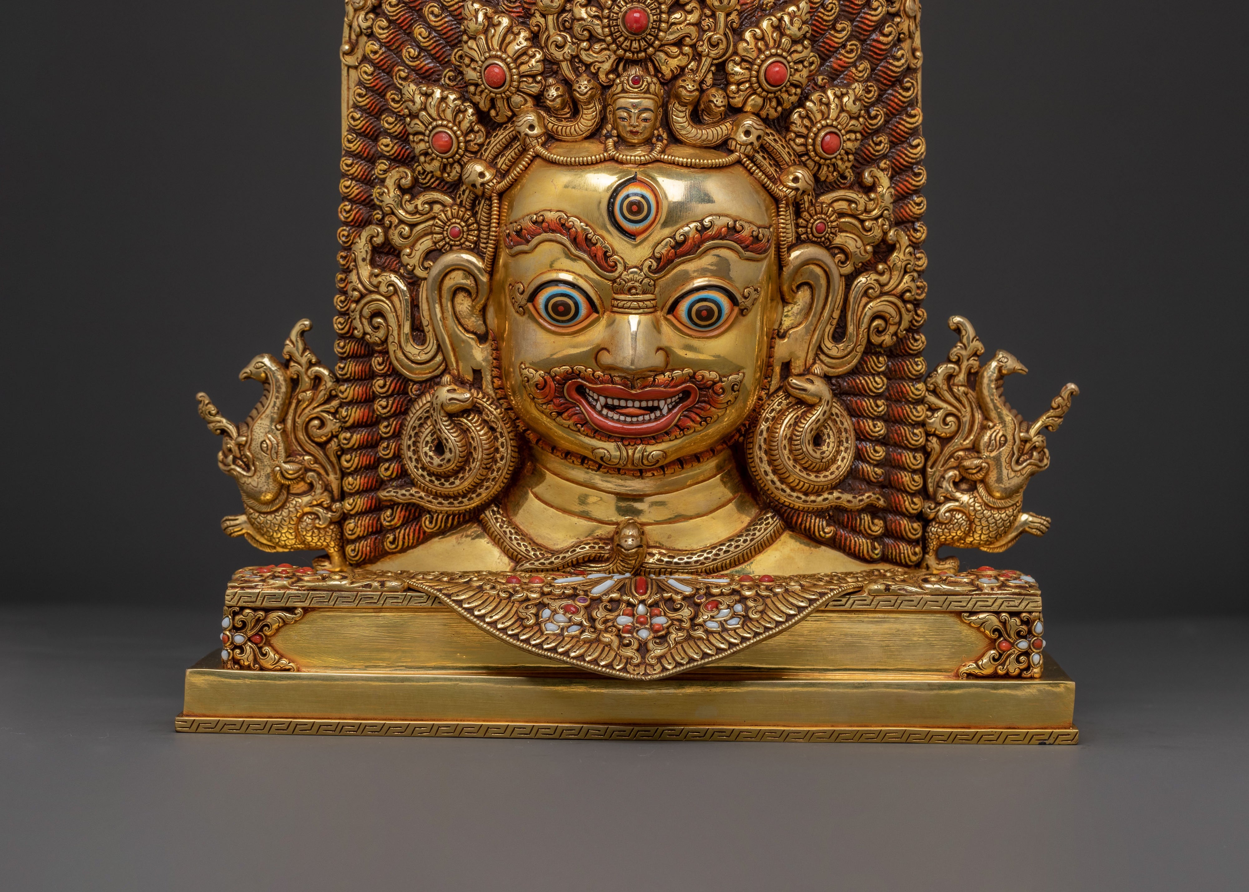 Bhairava Mask Sculpture | Spiritual Protection
