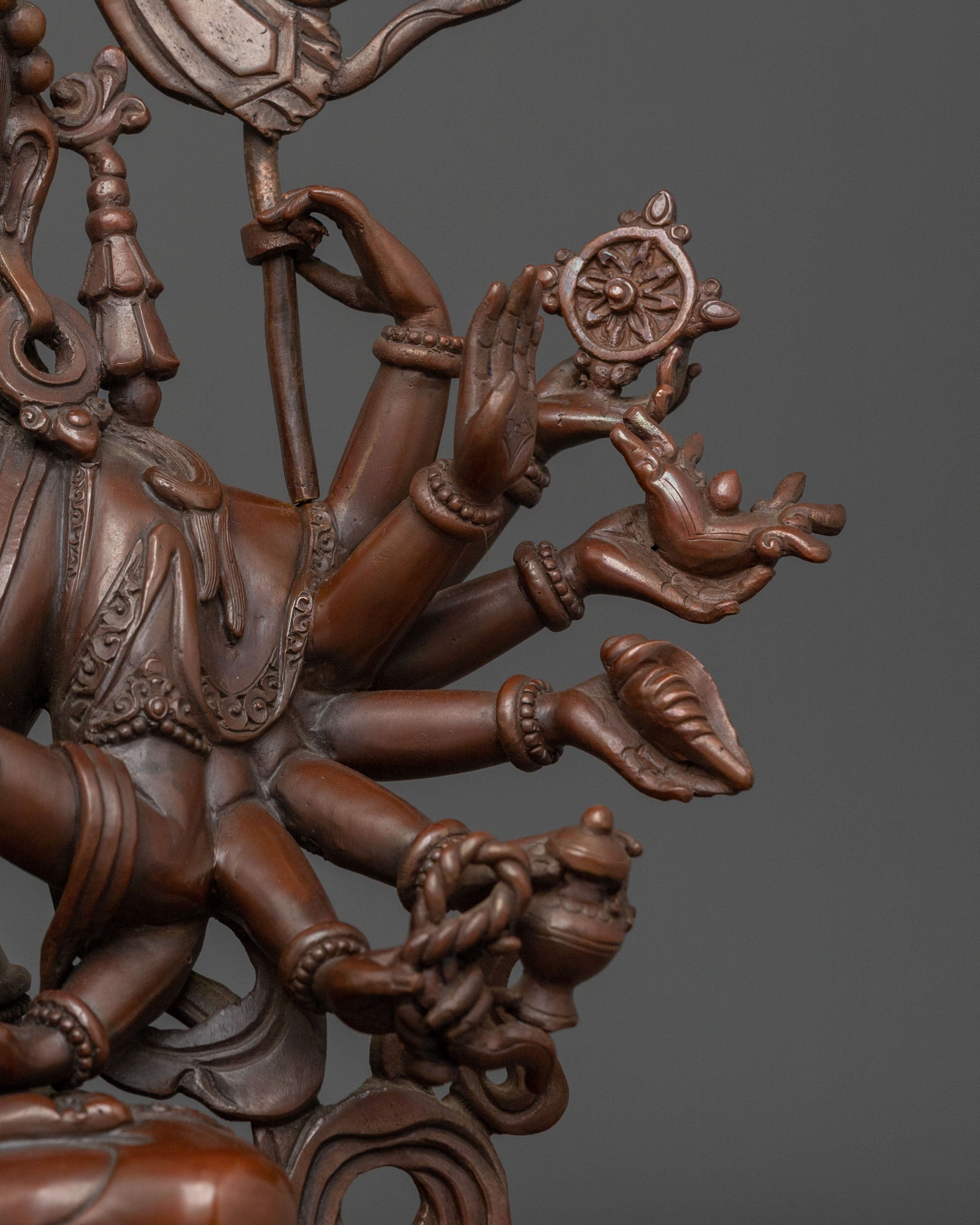 Chundi Oxidized Sculpture | Altar Home Decor