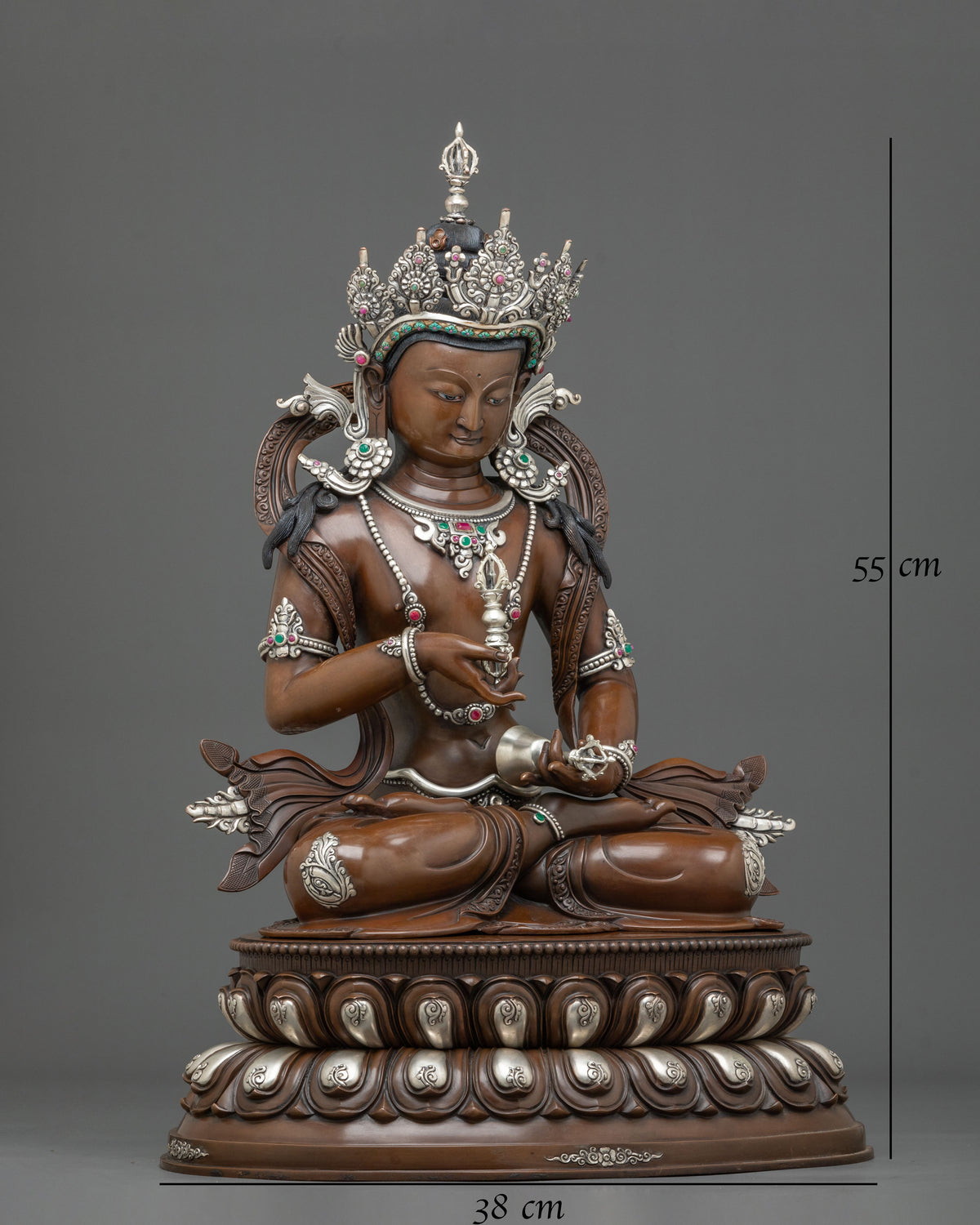Vajrasattva Sculpture | Buddhist Purification Deity Figurine