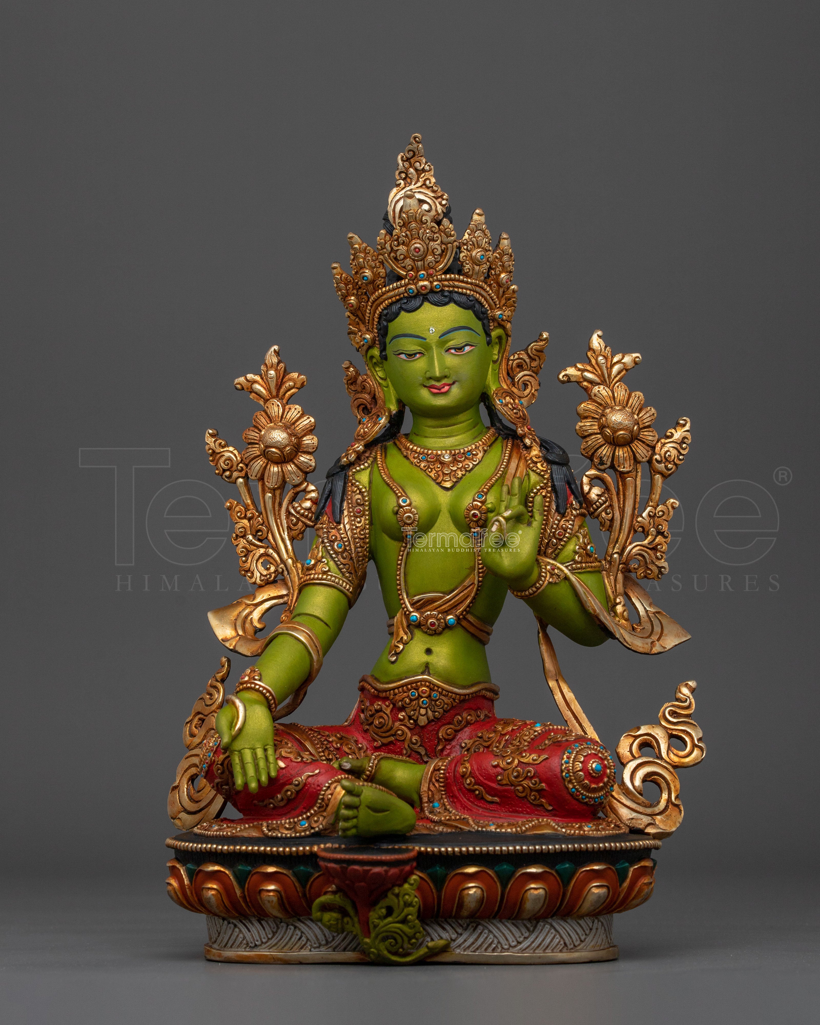 Goddess Shyama Tara Sacred Statue: Symbol of Compassion