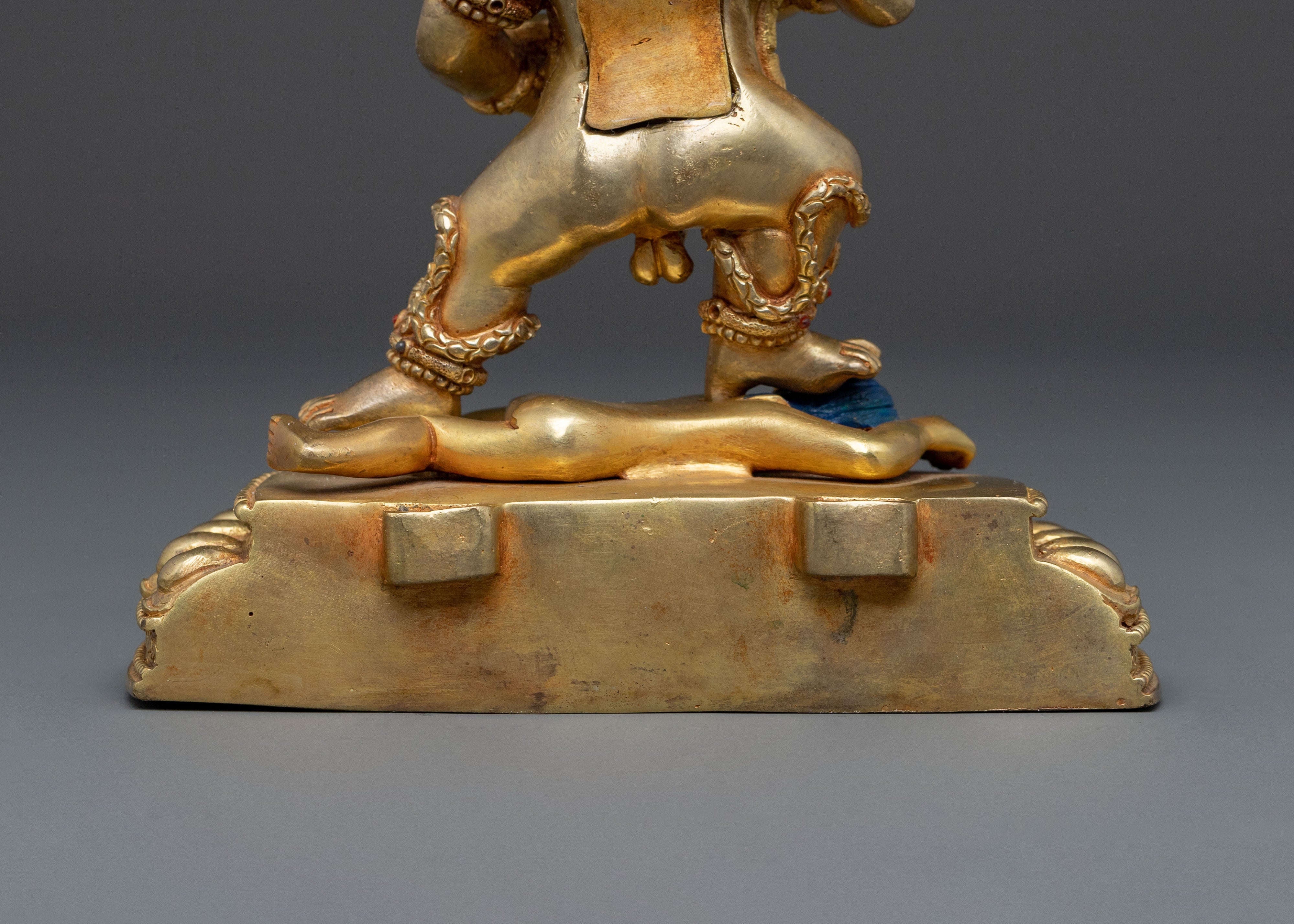 Black Dzambhala Abundance Protector Statue