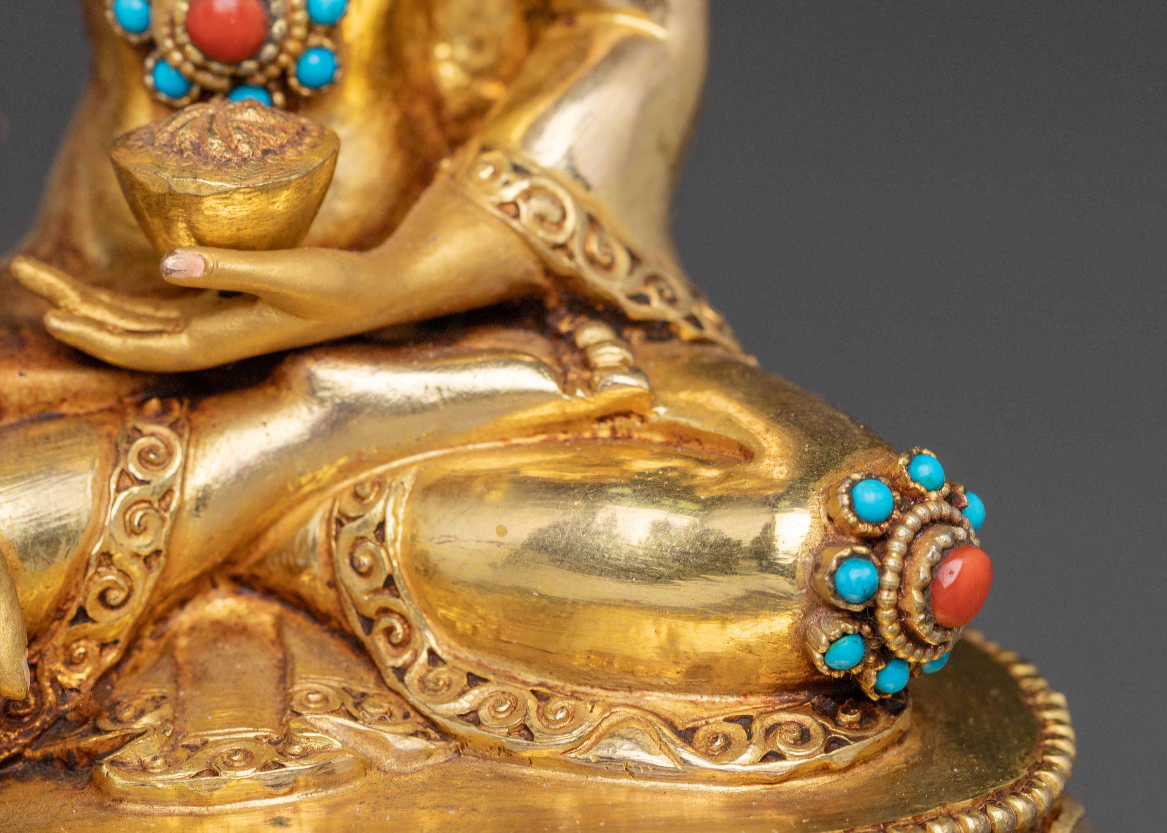 Handmade Shakyamuni Buddha Statue with Knowledge