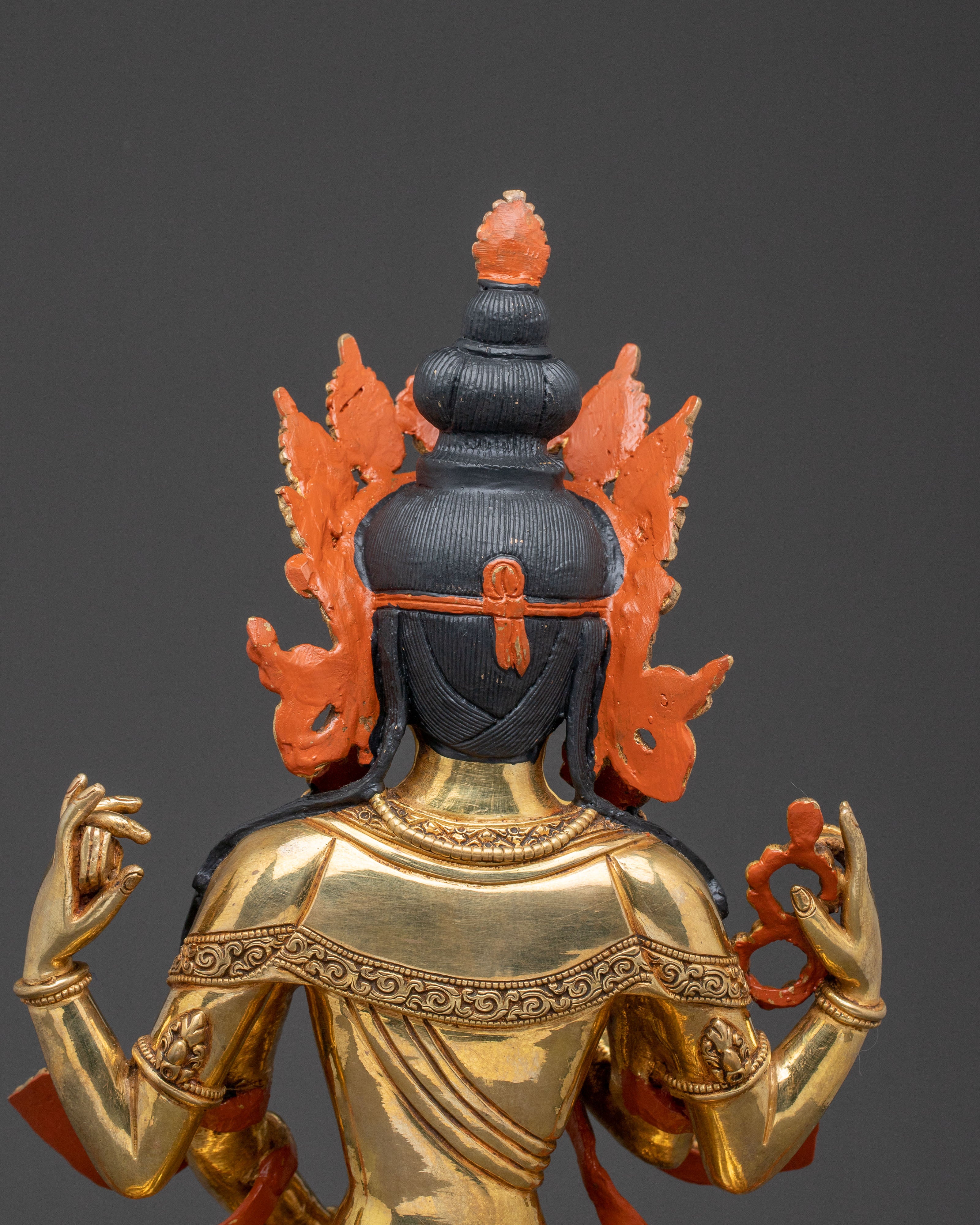 Golden Prajnaparamita Statue | Meditational Decor