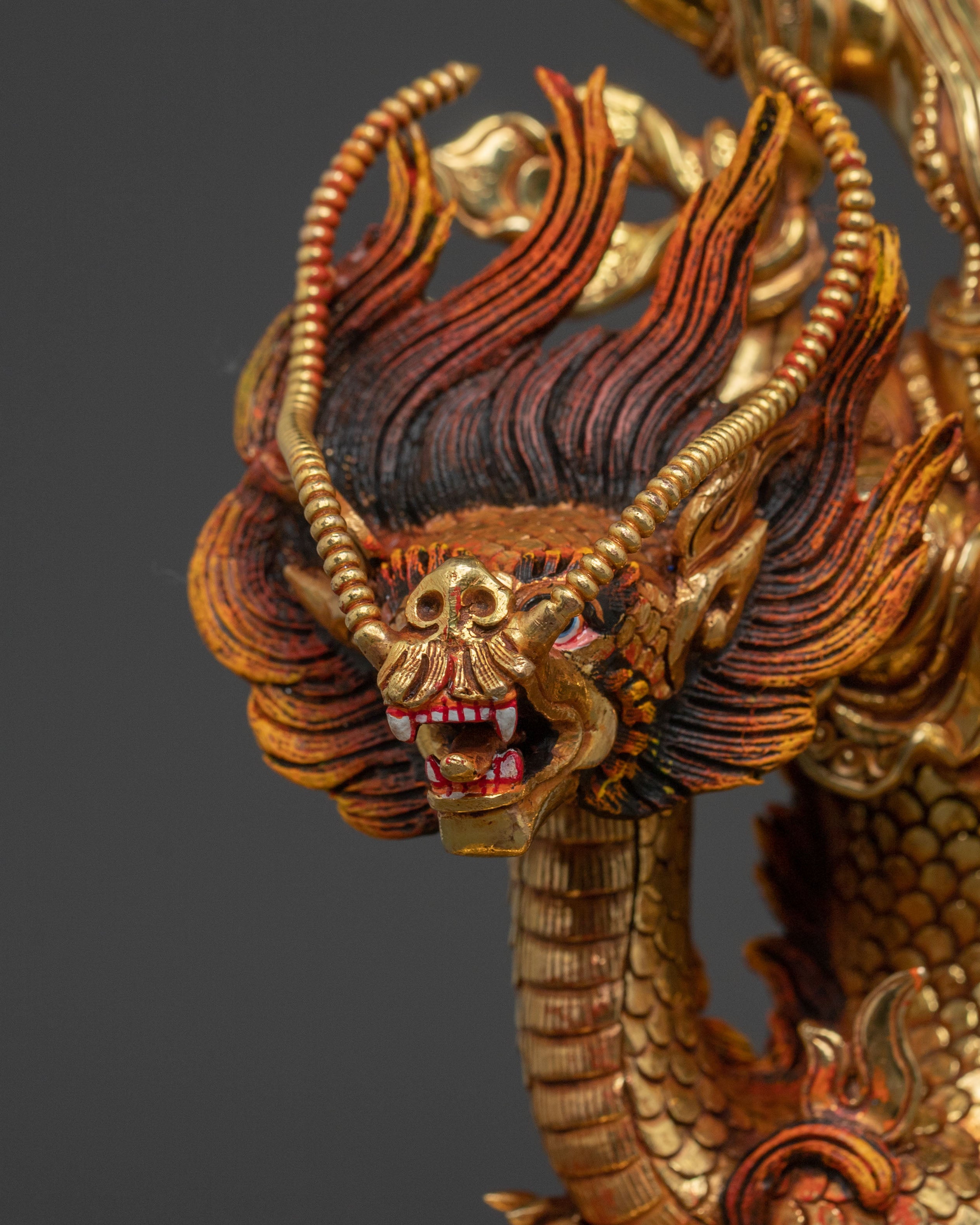White Dzambhala Sacred Statue | Wealth God