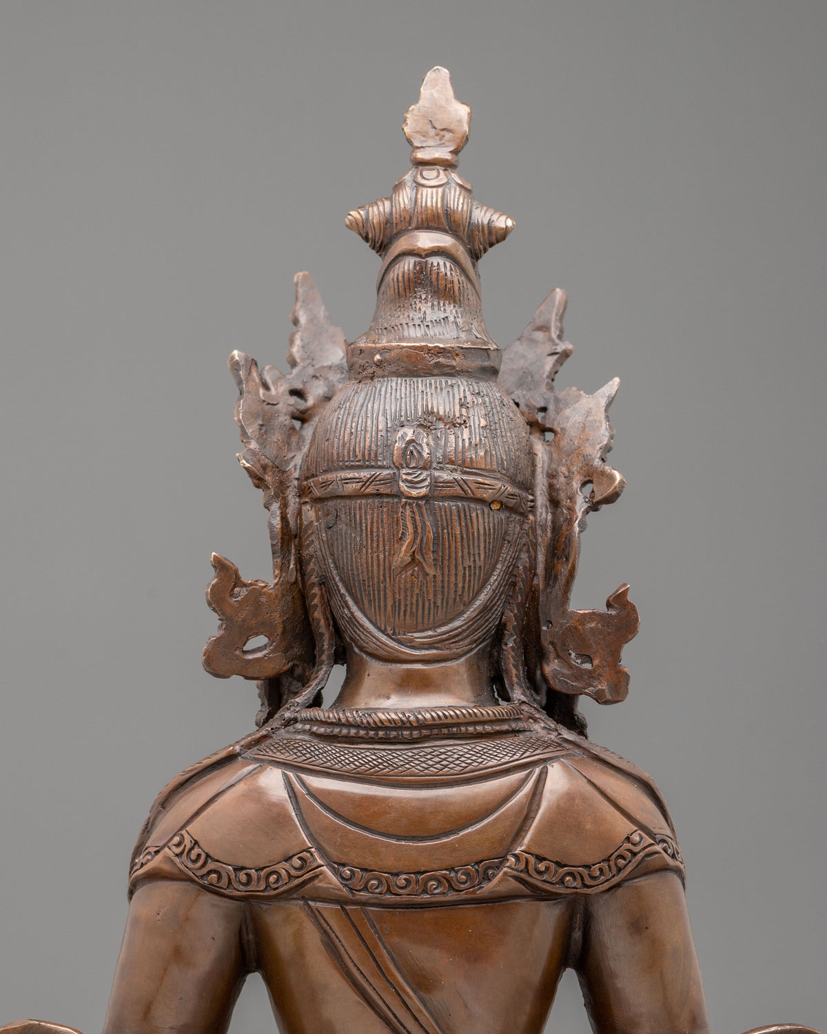 Handmade Amitayus Oxidized Sculpture | Made in Nepal