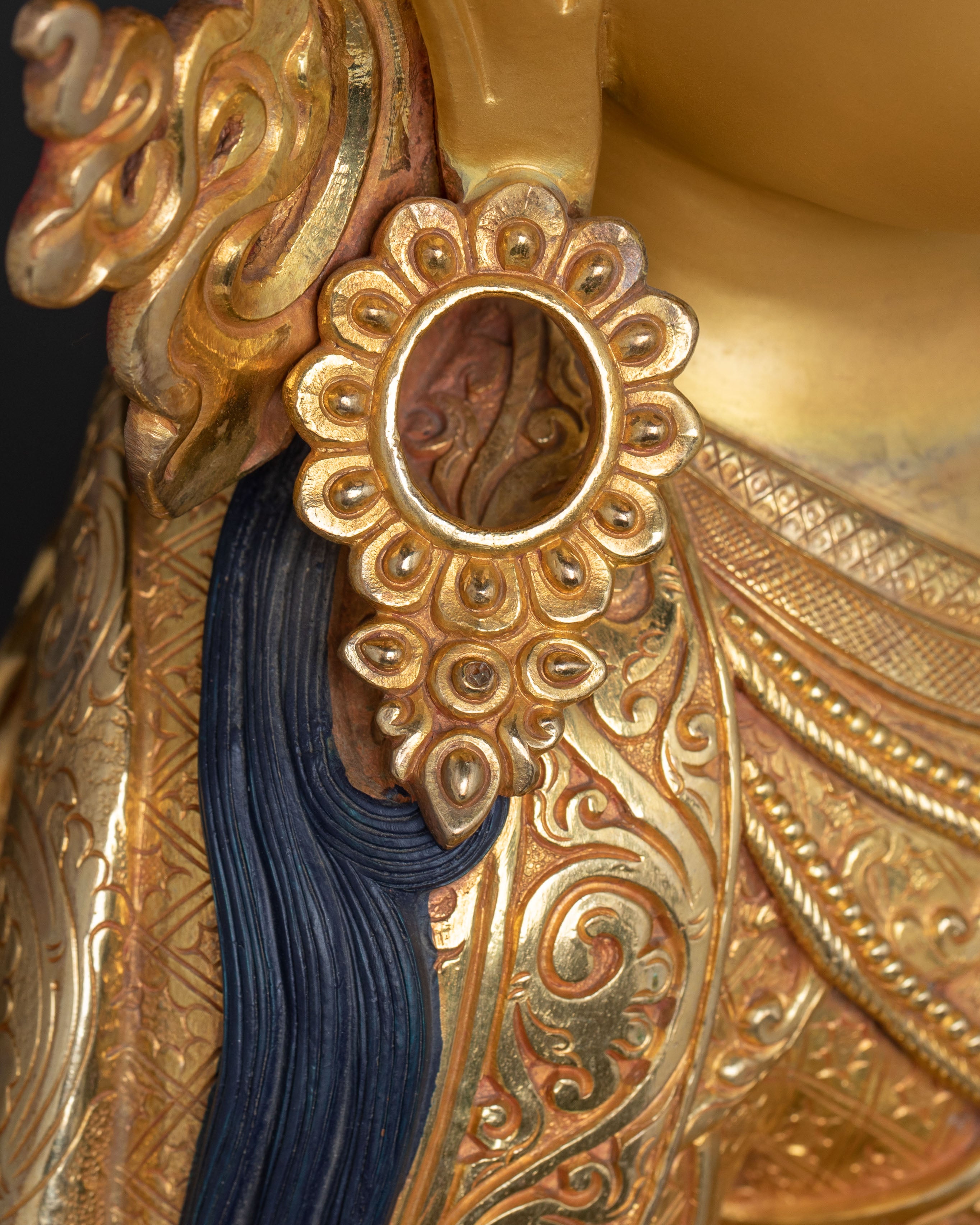 Radiant Traditional Padmasambhava Statue