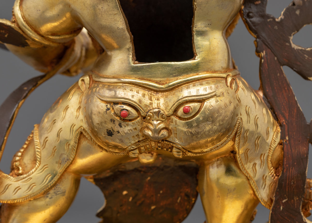 Mighty Protector Vajrapani Copper Sculpture