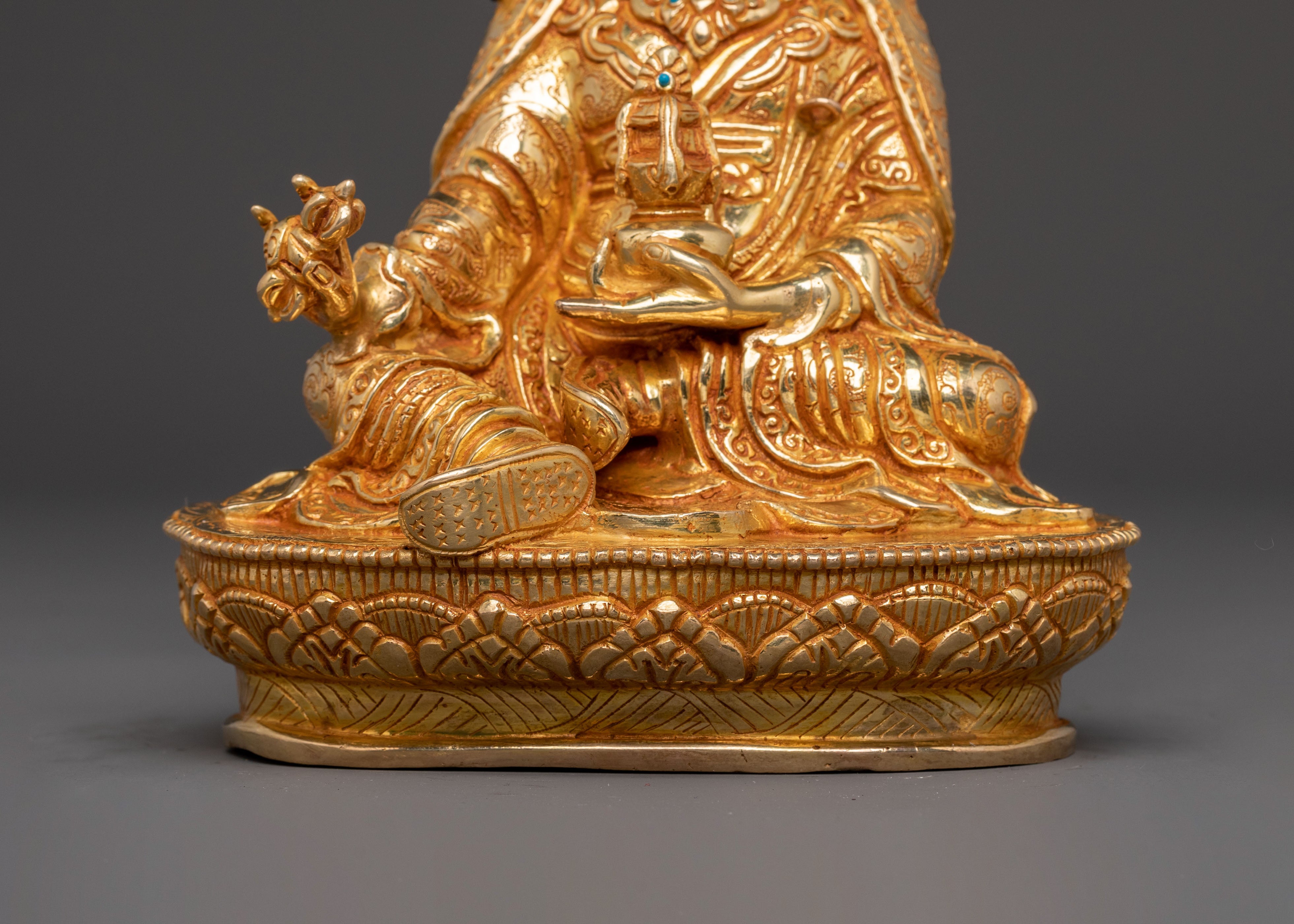 Guru Rinpoche: 24K Gold Gilded Serenity