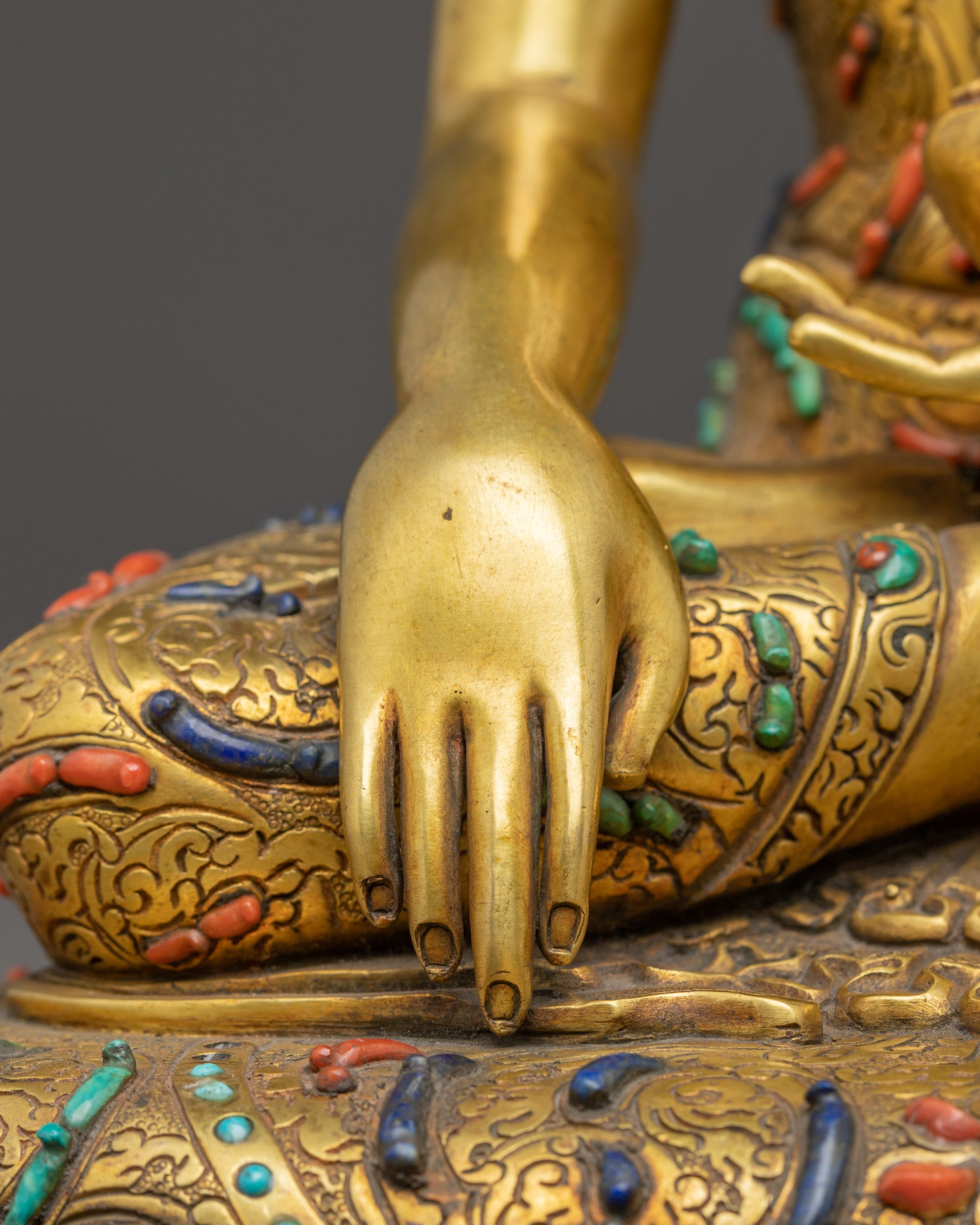 Handcrafted Buddha Shakyamuni Sculpture | Enlightened Sage of the Shakya Clan