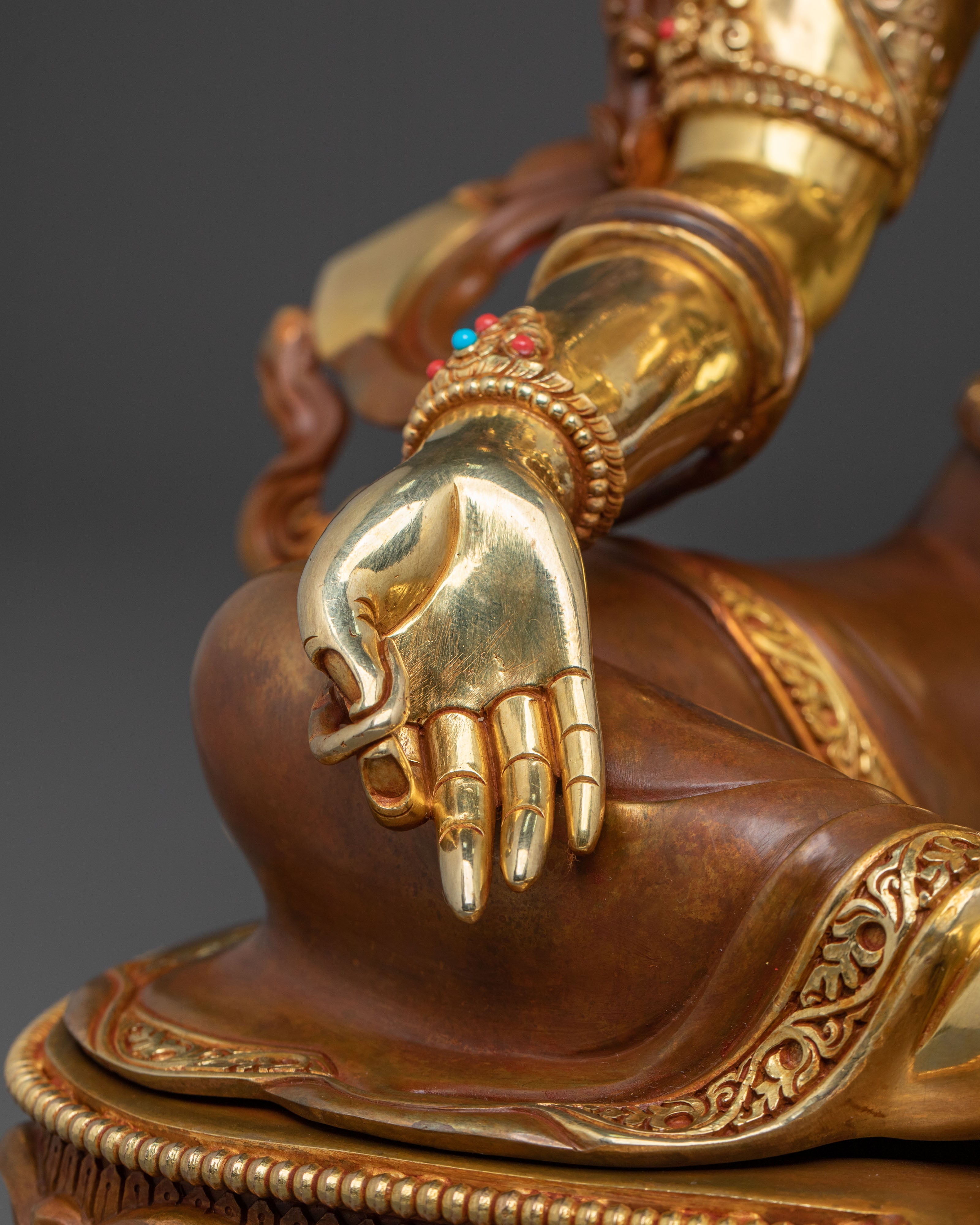 Green Tara Blessing Statue | Prosperity Figure